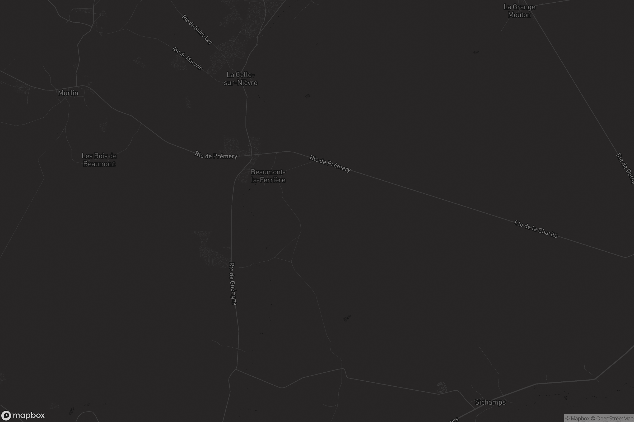 Carte de Beaumont-la-Ferrière