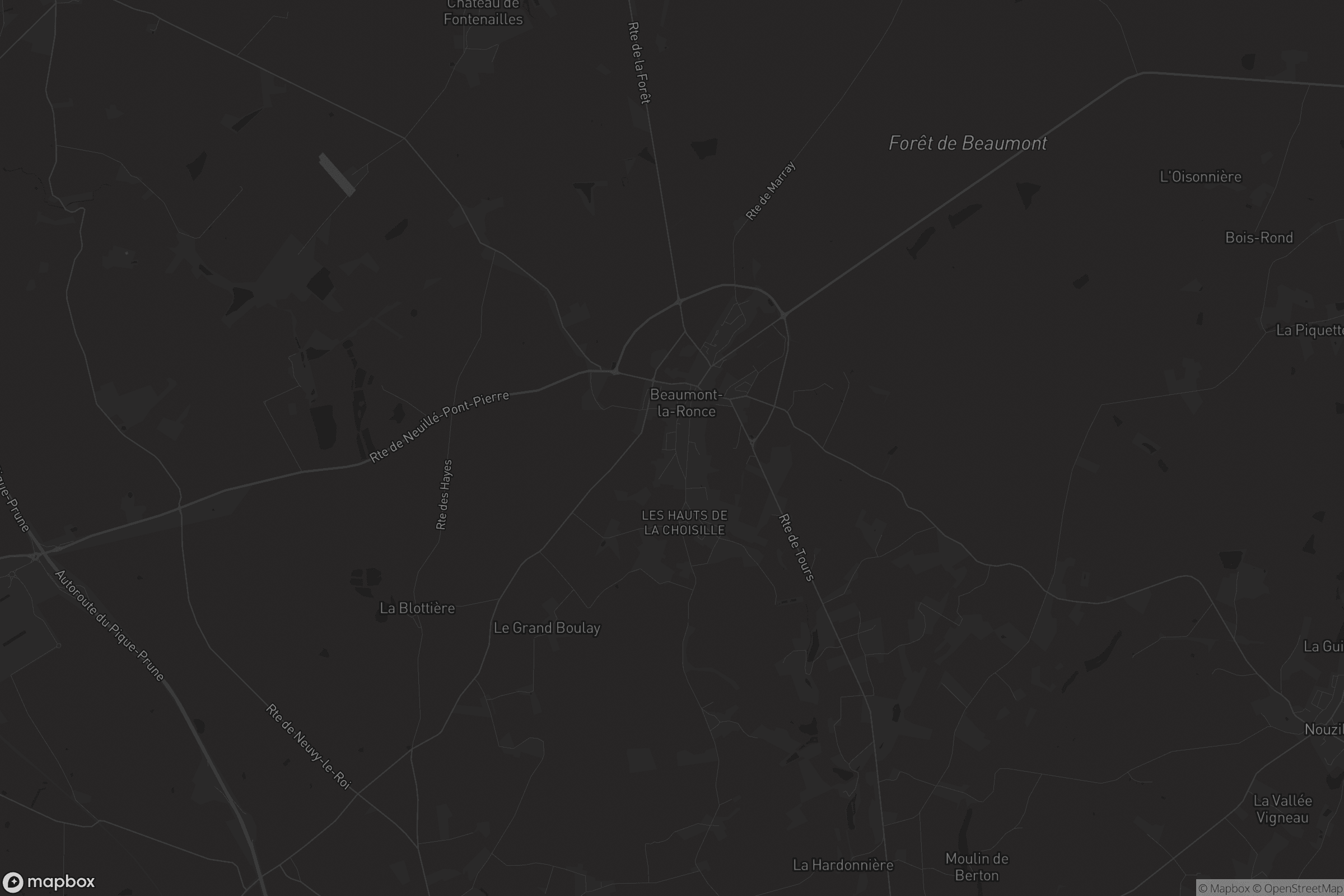 Carte de Beaumont-la-Ronce