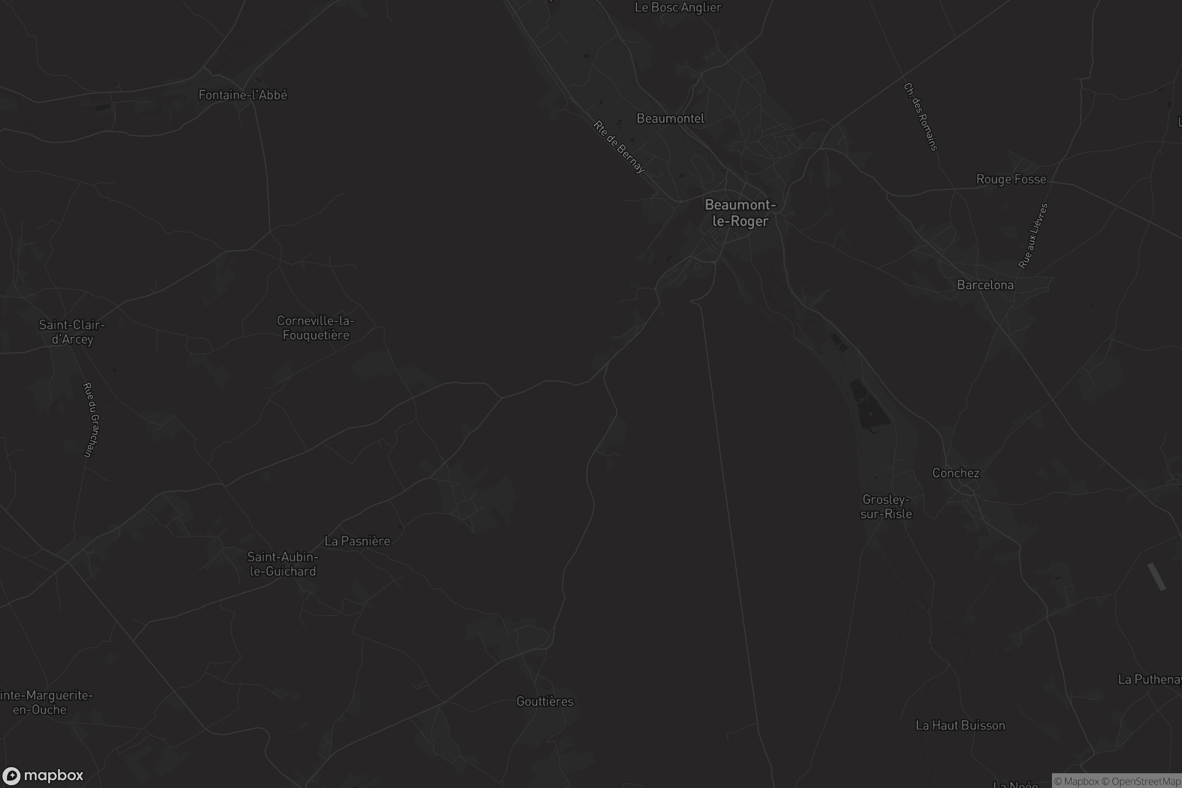 Carte de Beaumont-le-Roger