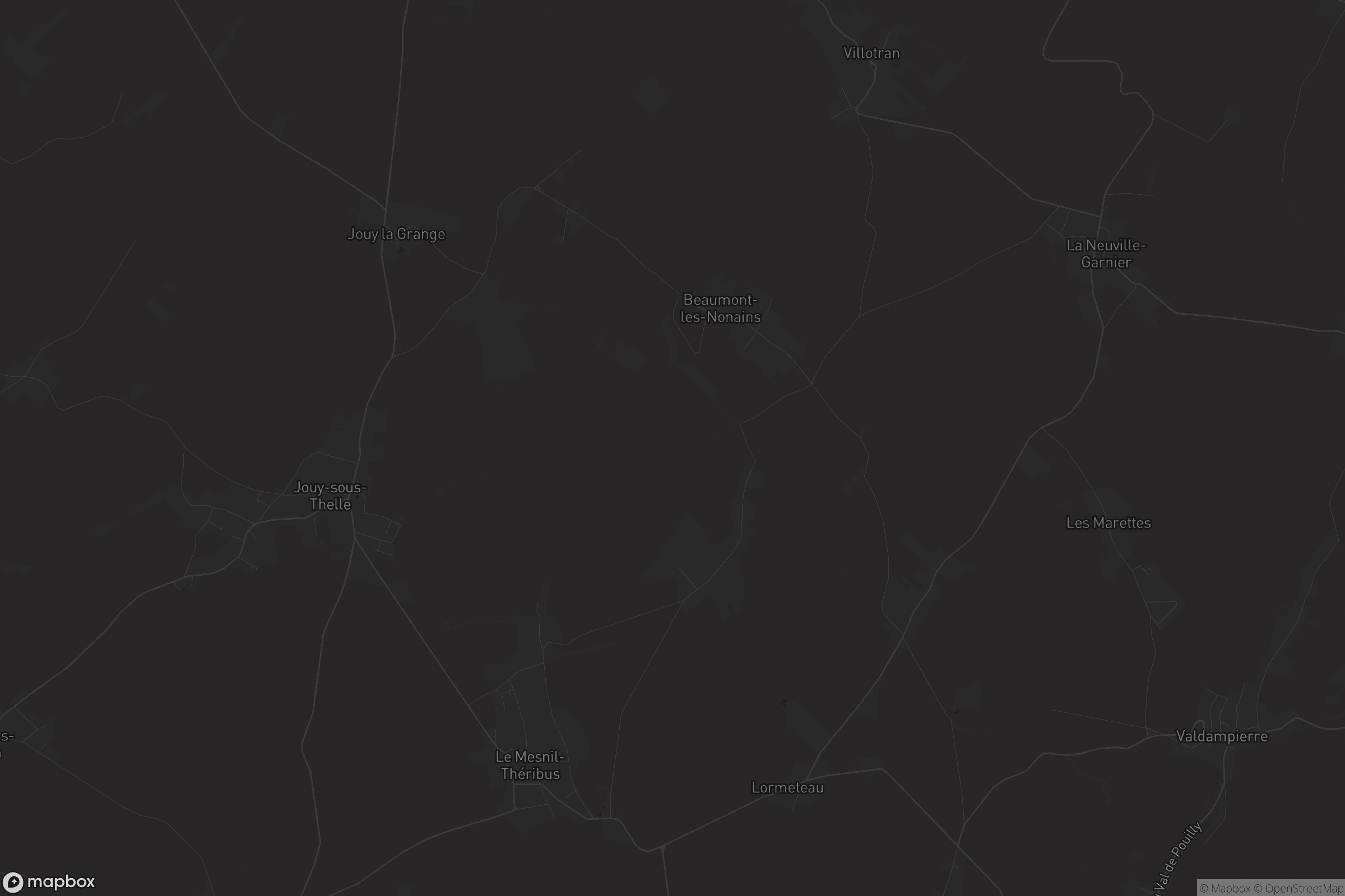 Carte de Beaumont-les-Nonains