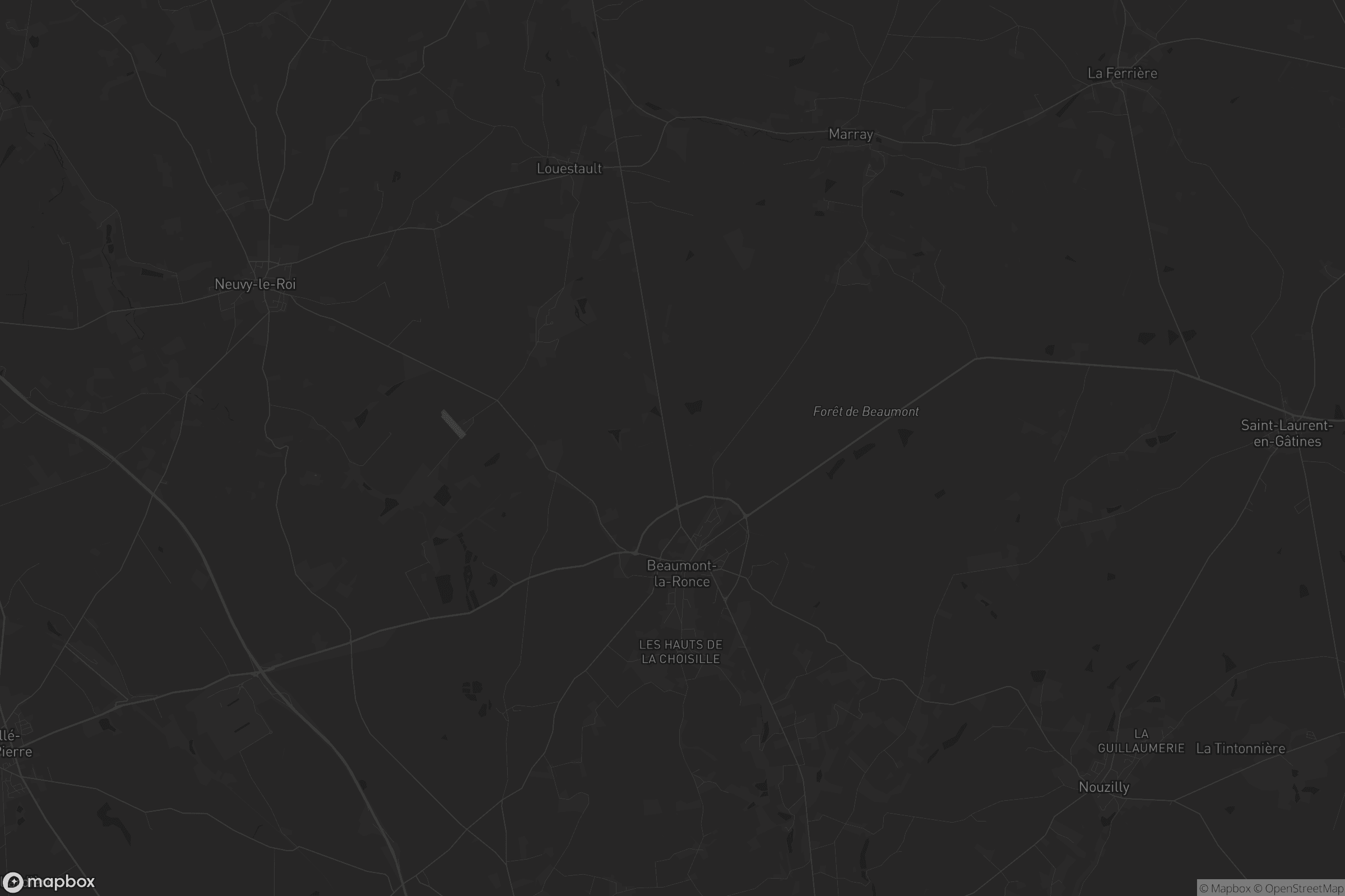 Carte de Beaumont-Louestault