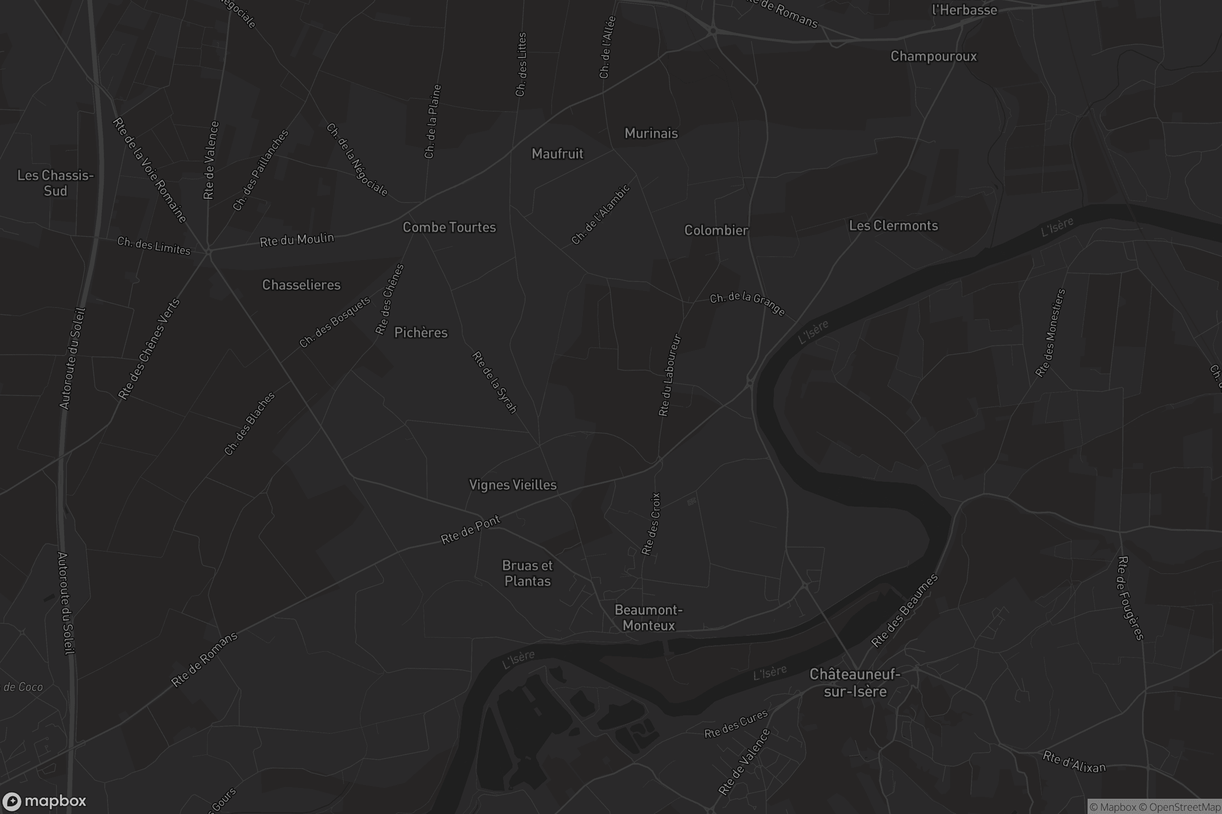 Carte de Beaumont-Monteux