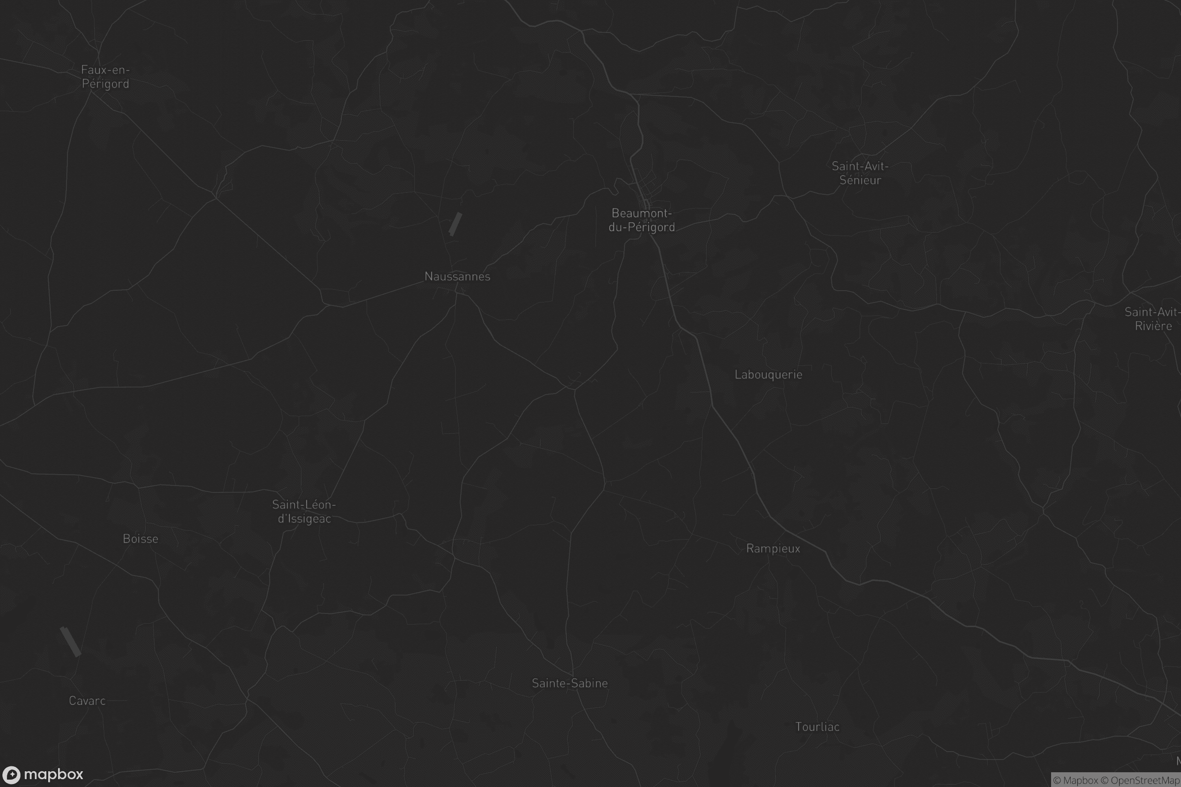 Carte de Beaumontois en Périgord