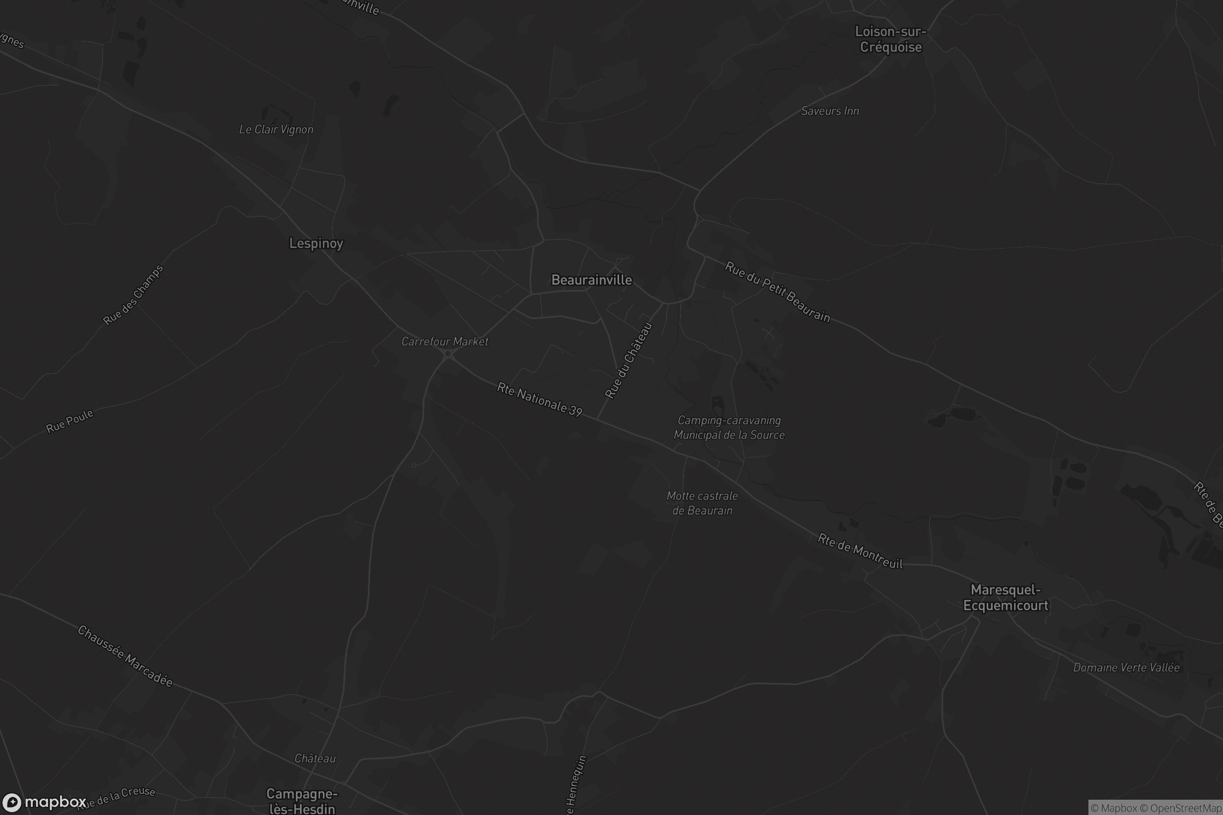 Carte de Beaurainville