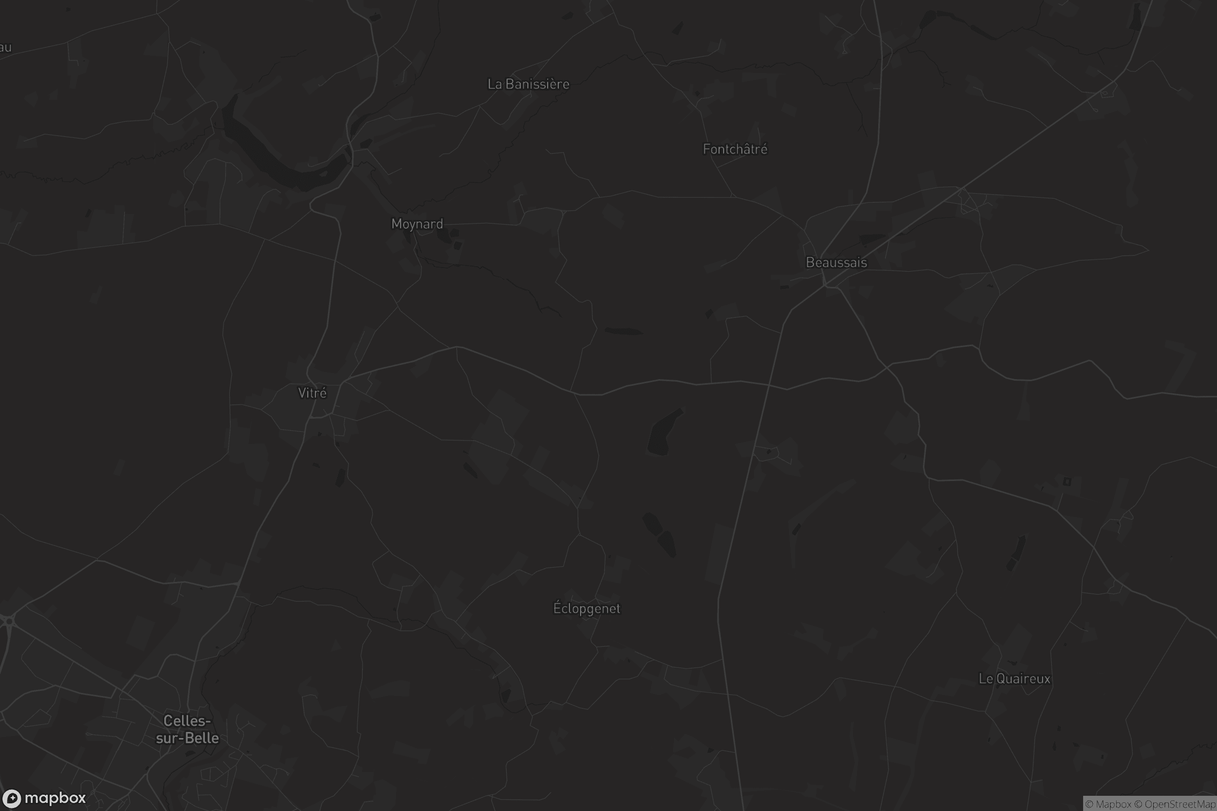 Carte de Beaussais-Vitré