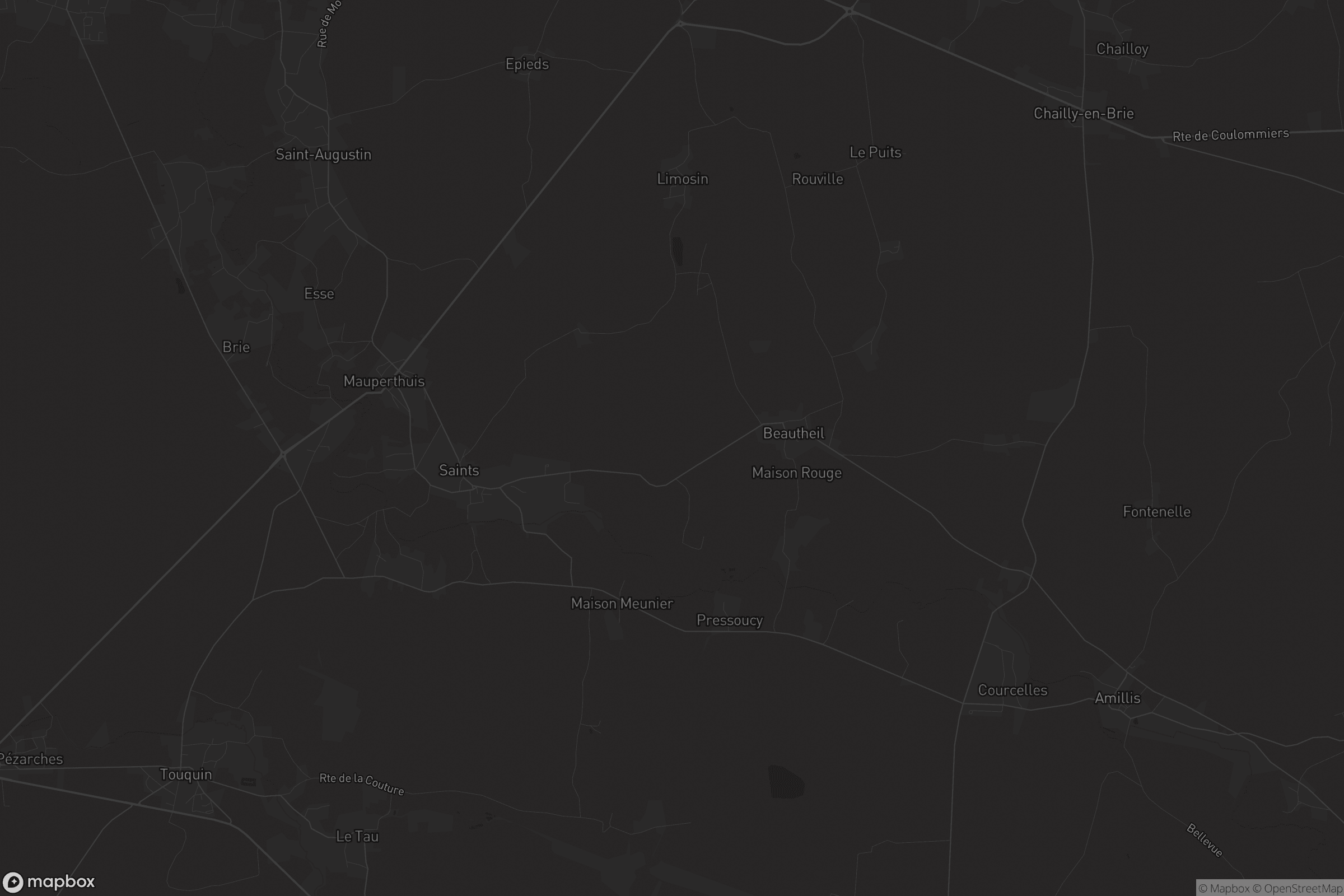 Carte de Beautheil-Saints