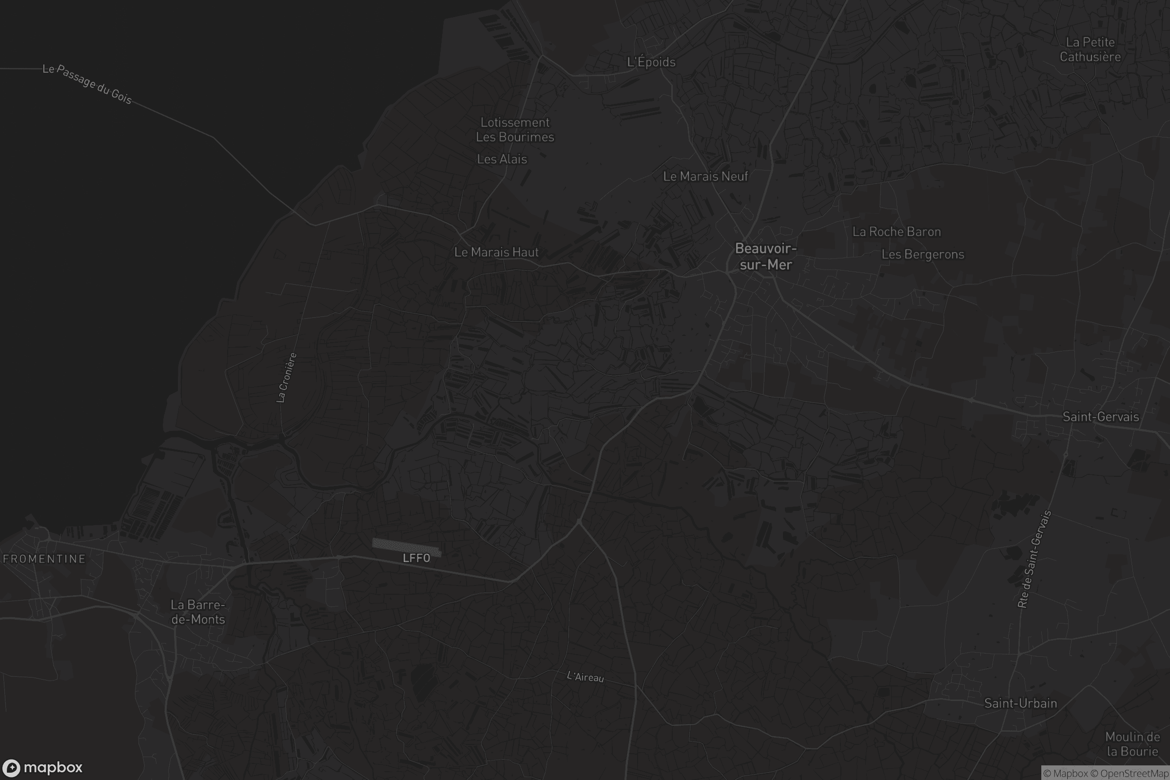 Carte de Beauvoir-sur-Mer