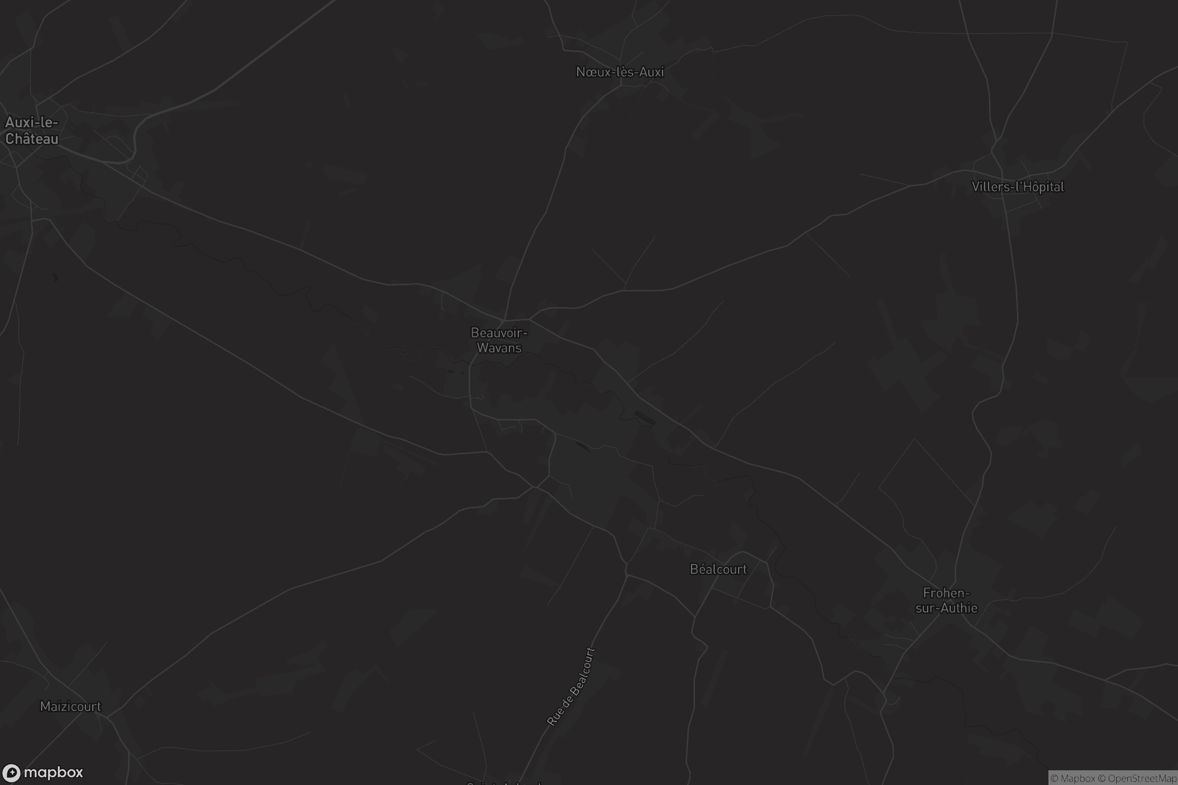 Carte de Beauvoir-Wavans