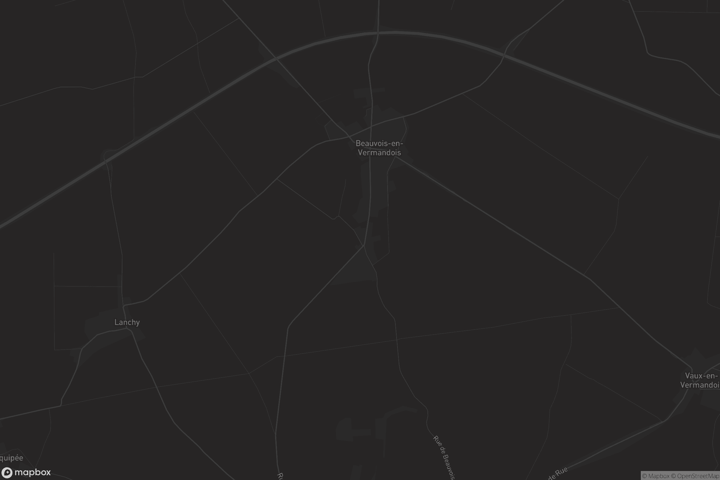 Carte de Beauvois-en-Vermandois