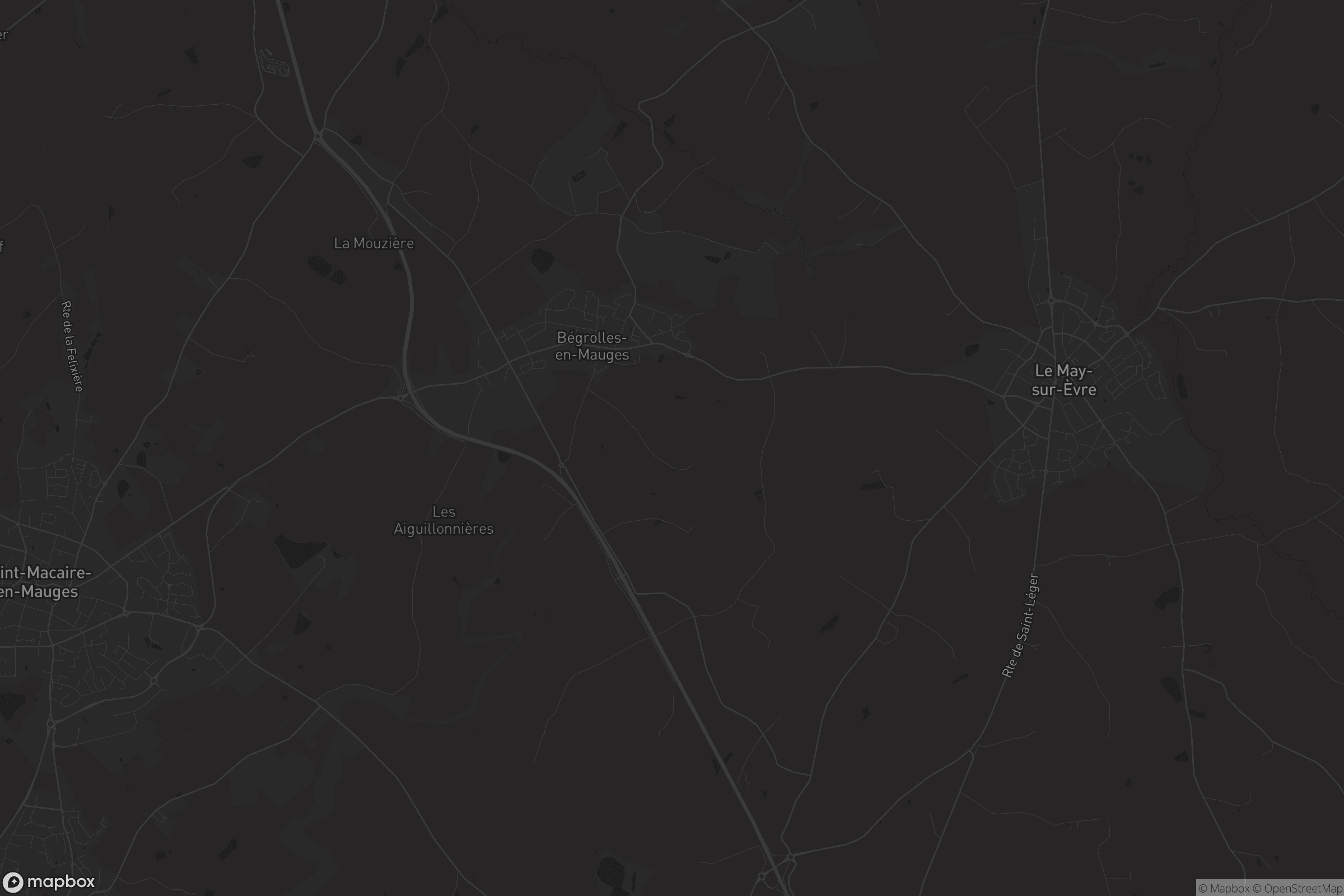 Carte de Bégrolles-en-Mauges