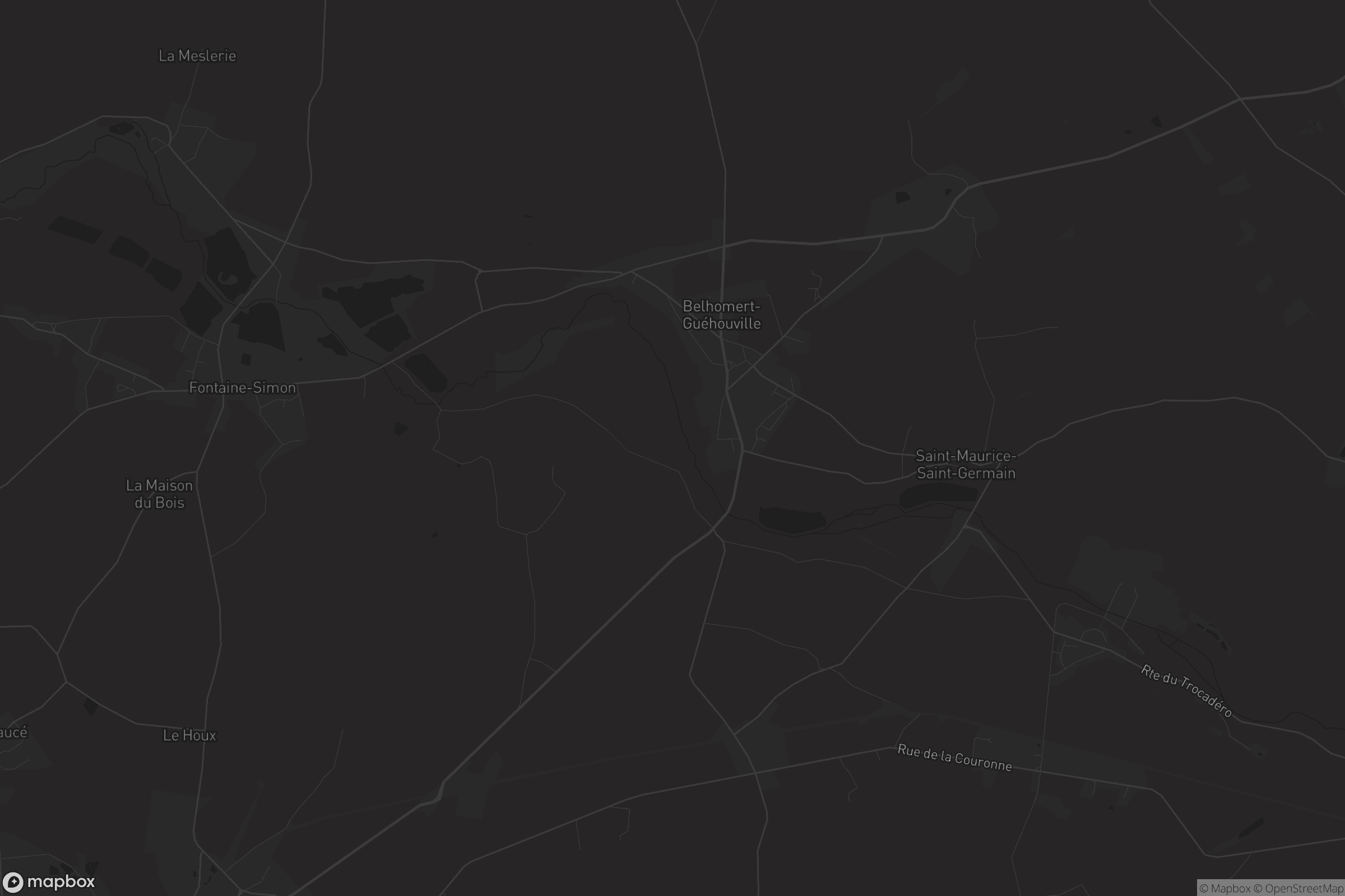 Carte de Belhomert-Guéhouville