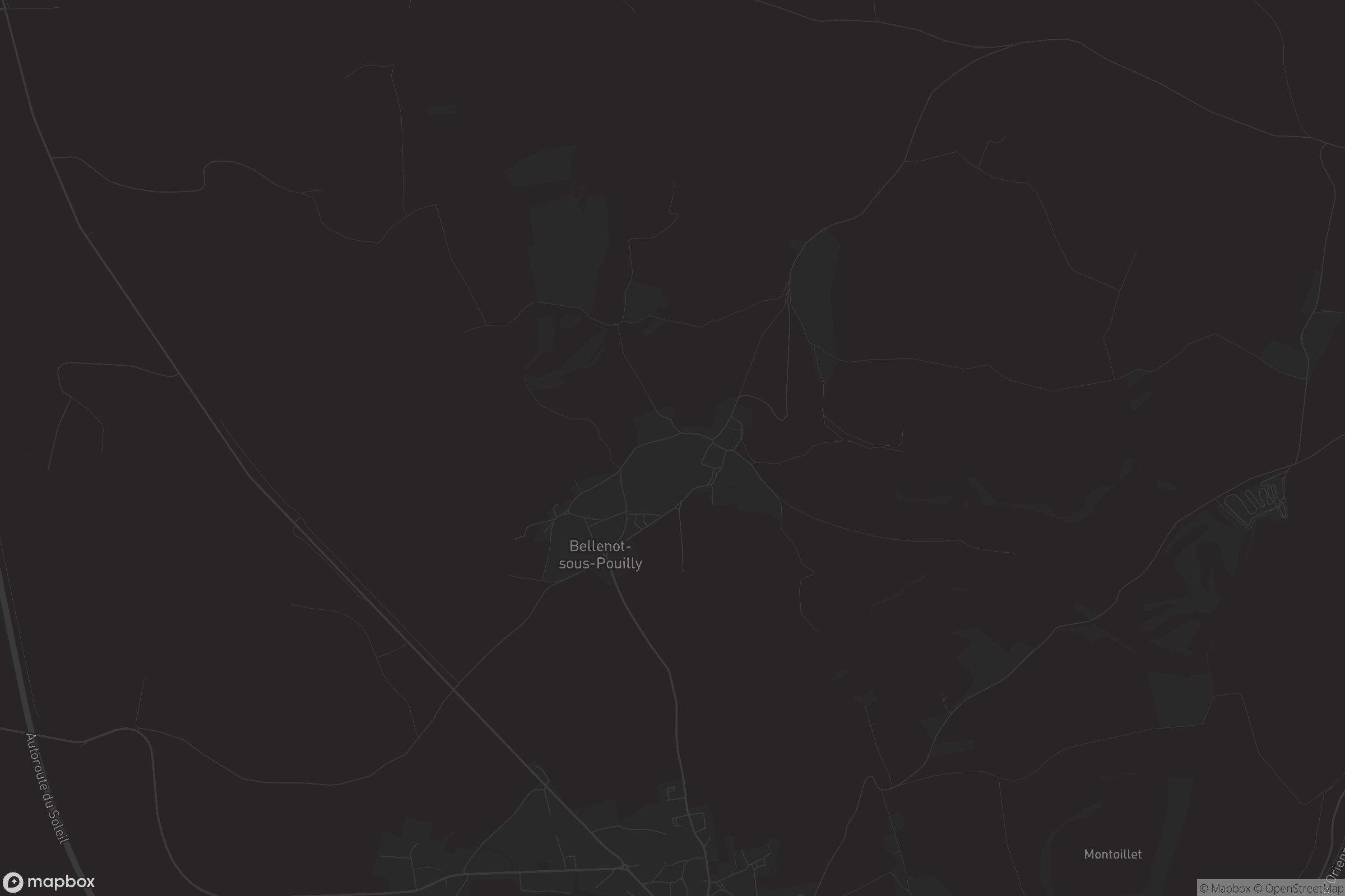 Carte de Bellenot-sous-Pouilly