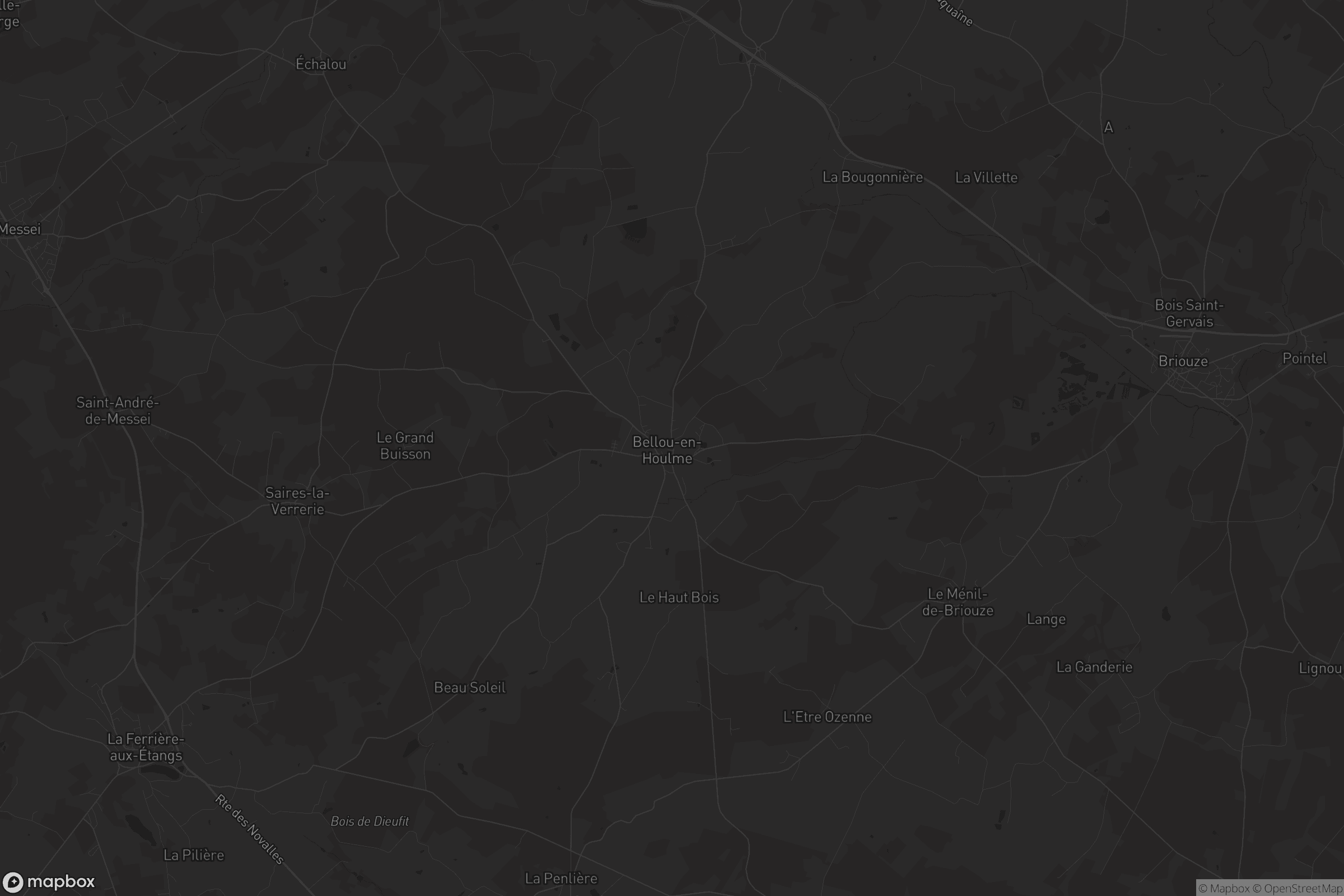 Carte de Bellou-en-Houlme