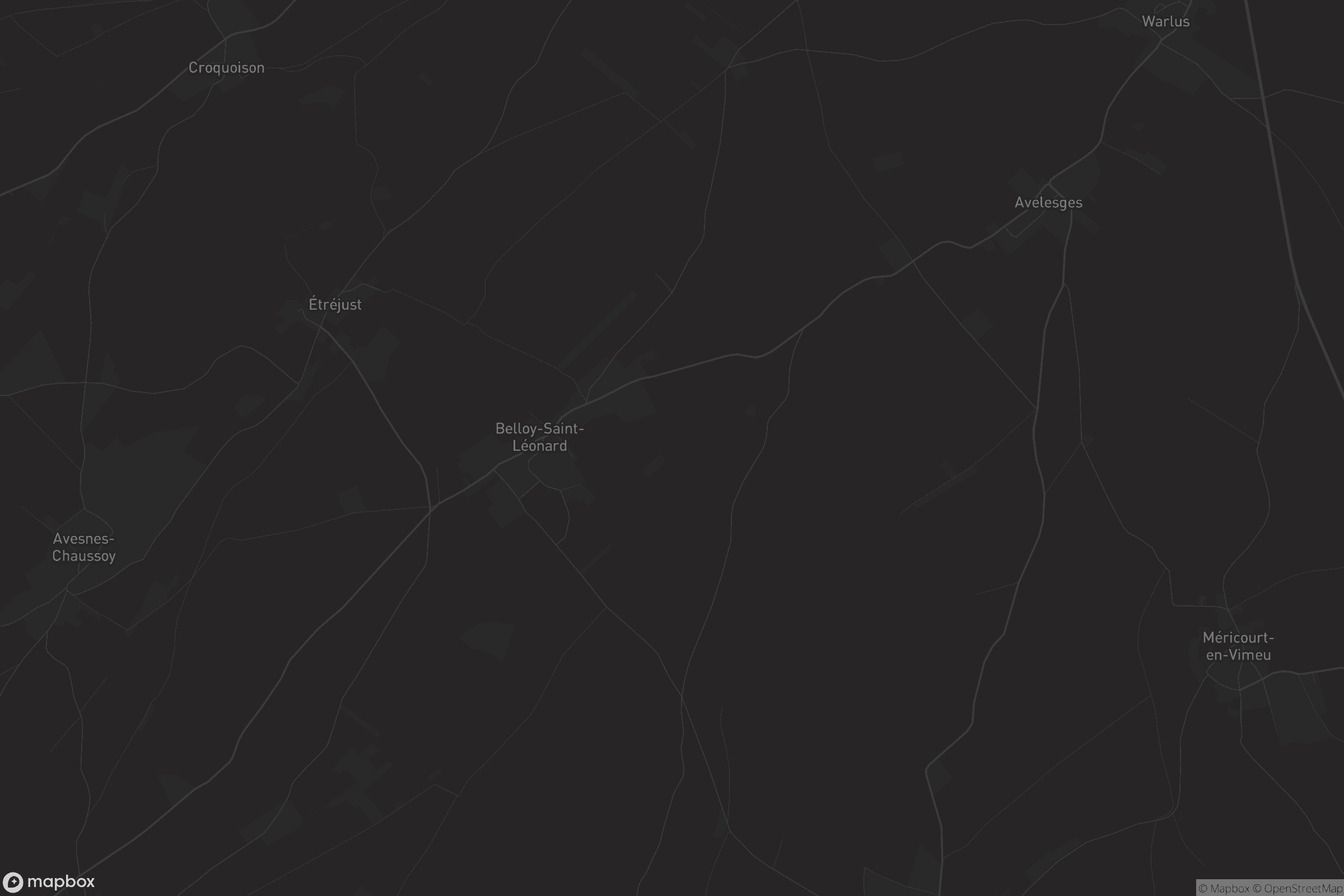 Carte de Belloy-Saint-Léonard