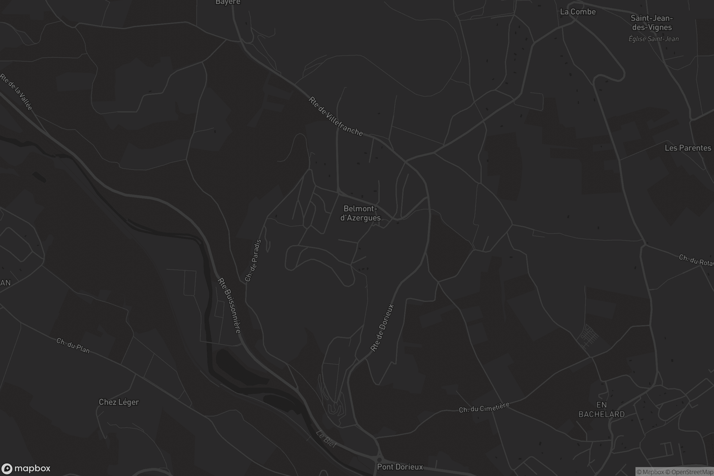 Carte de Belmont-d'Azergues