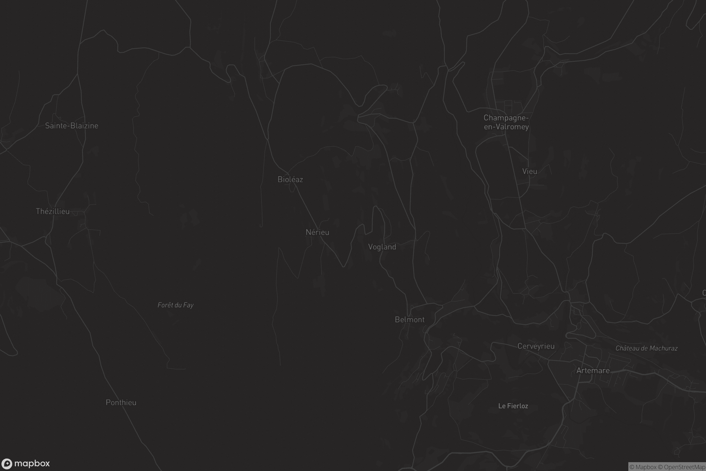 Carte de Belmont-Luthézieu