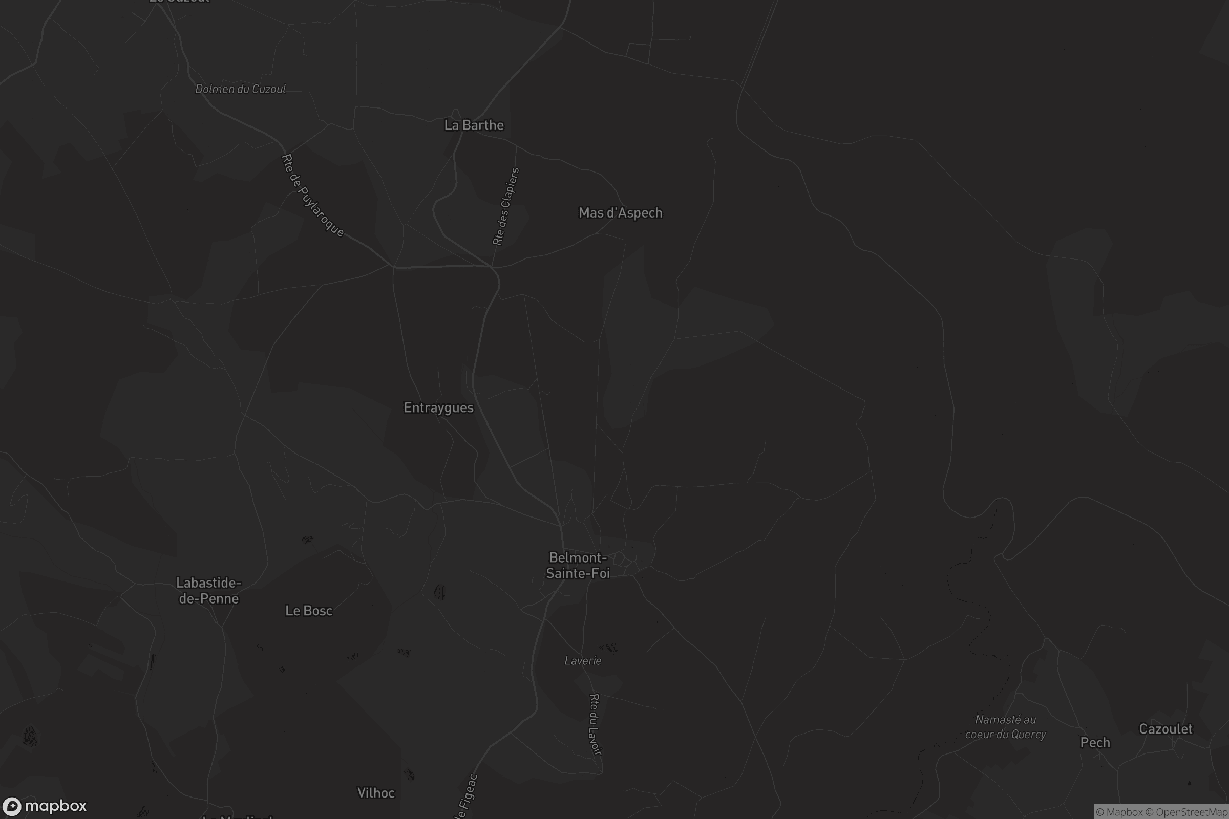 Carte de Belmont-Sainte-Foi