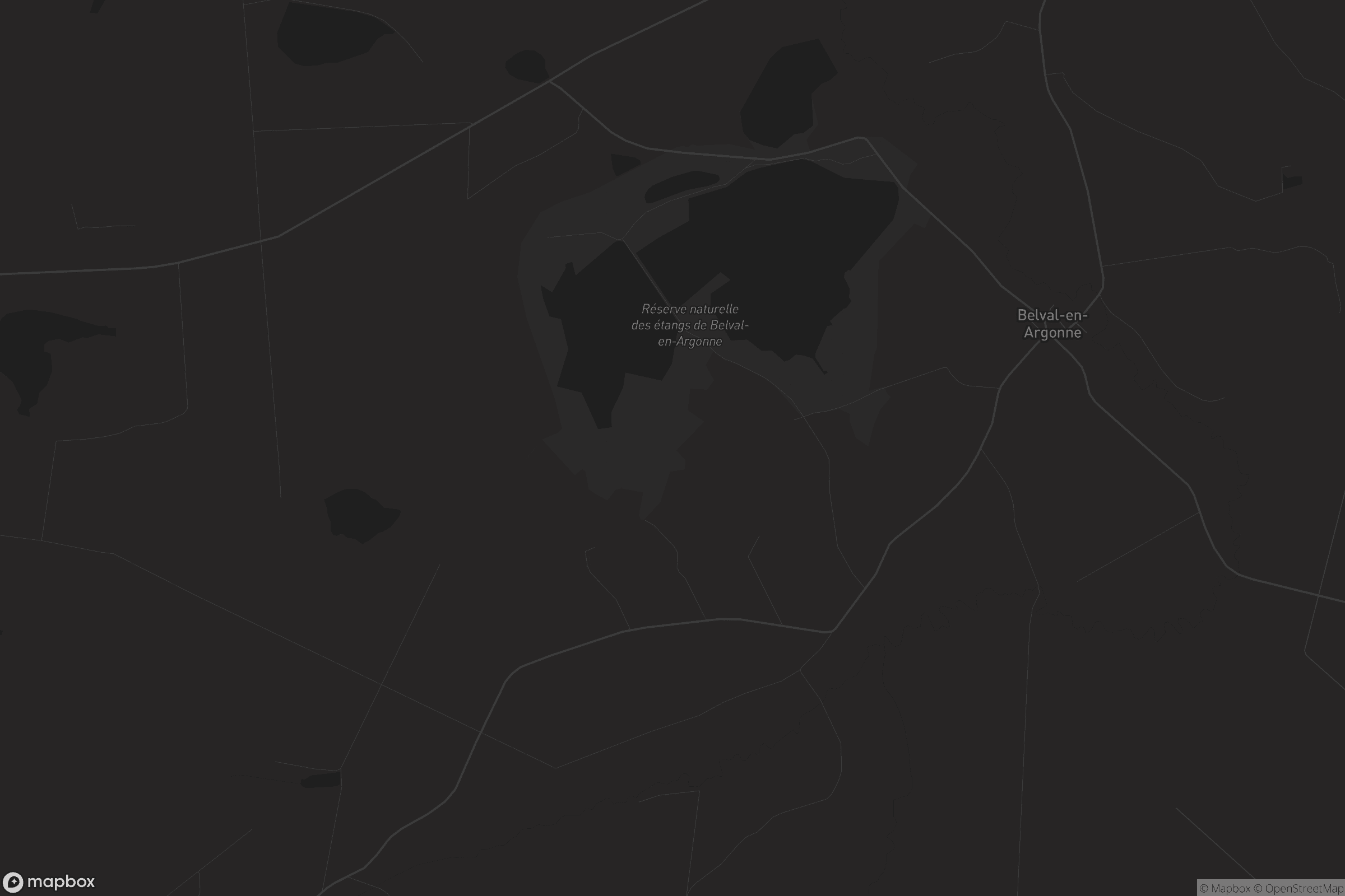 Carte de Belval-en-Argonne