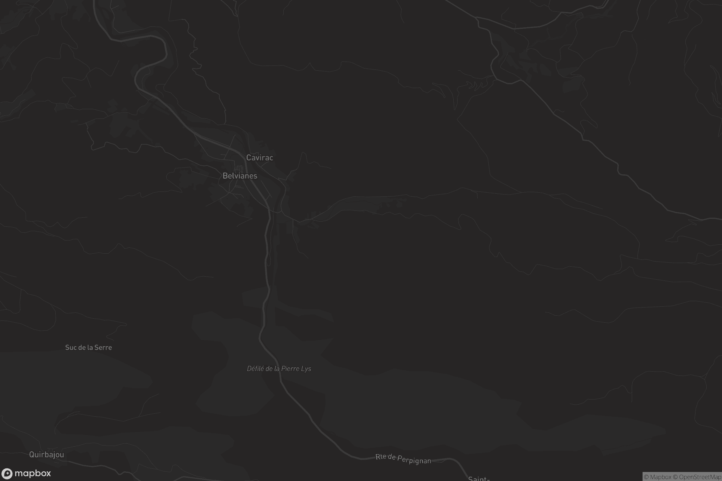 Carte de Belvianes-et-Cavirac