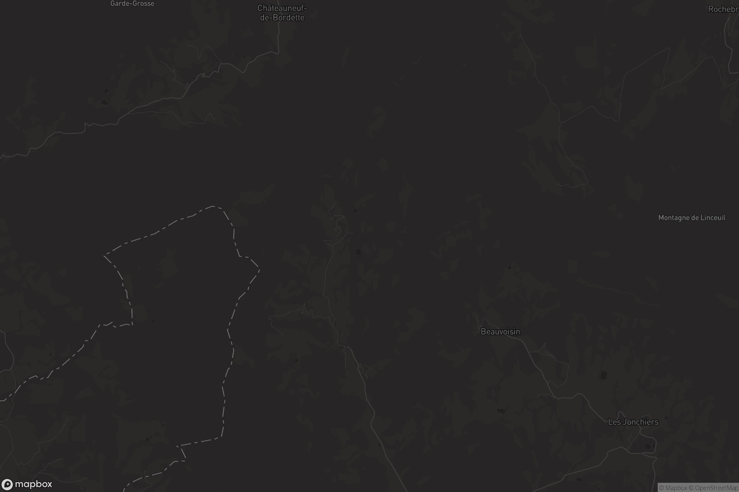 Carte de Bénivay-Ollon