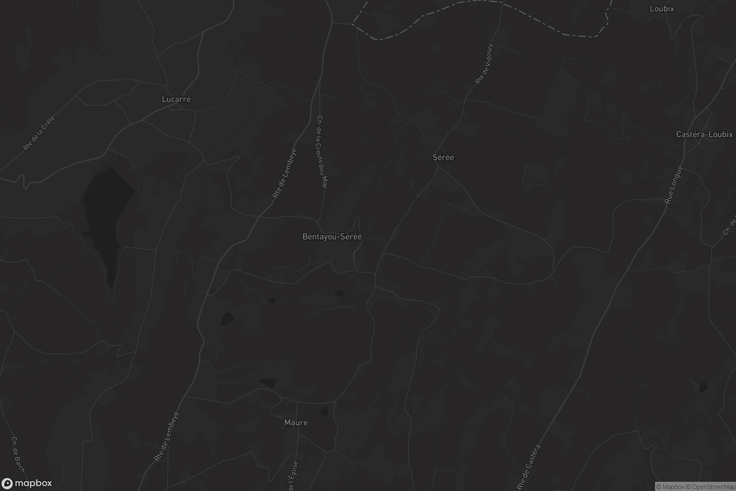 Carte de Bentayou-Sérée