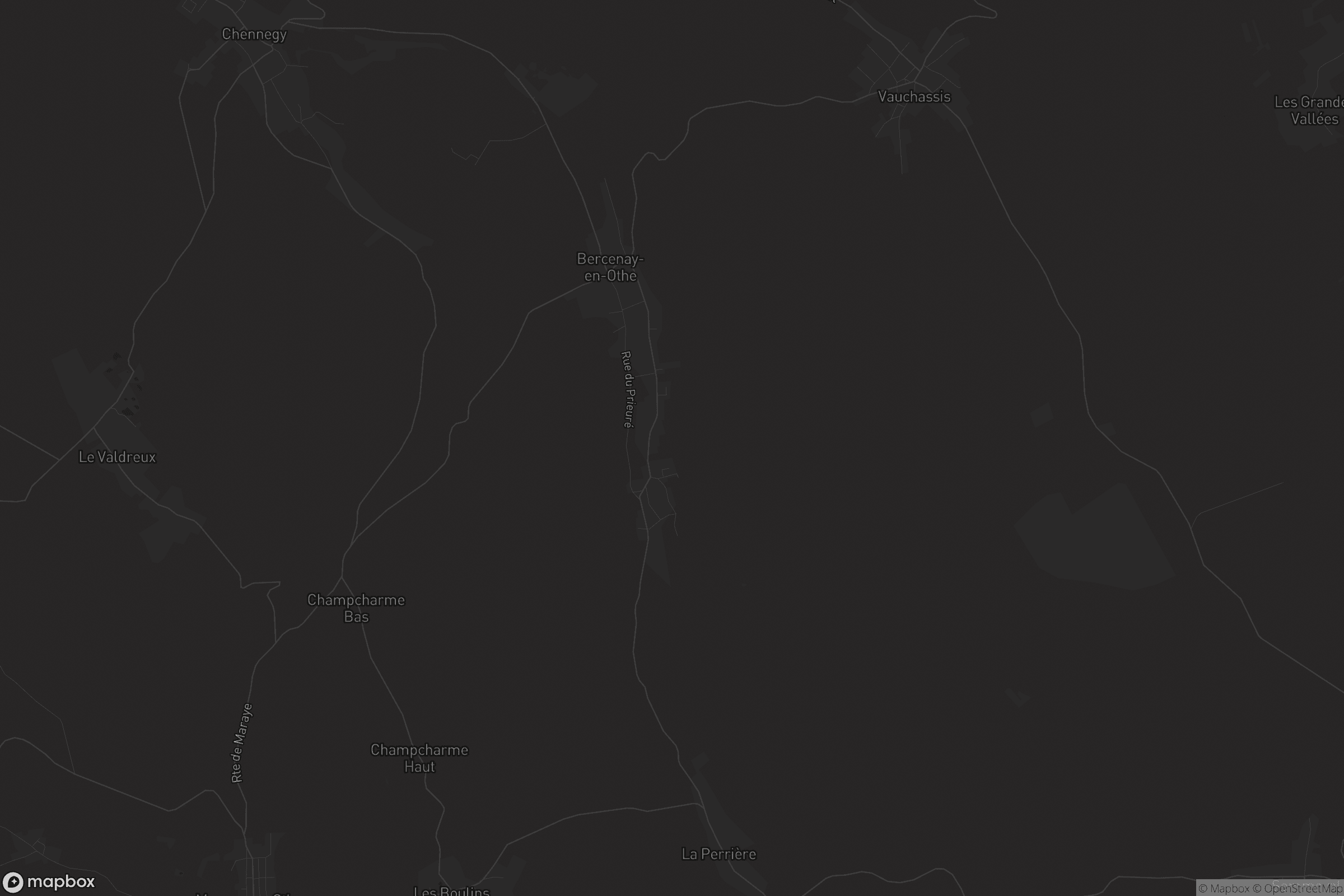 Carte de Bercenay-en-Othe