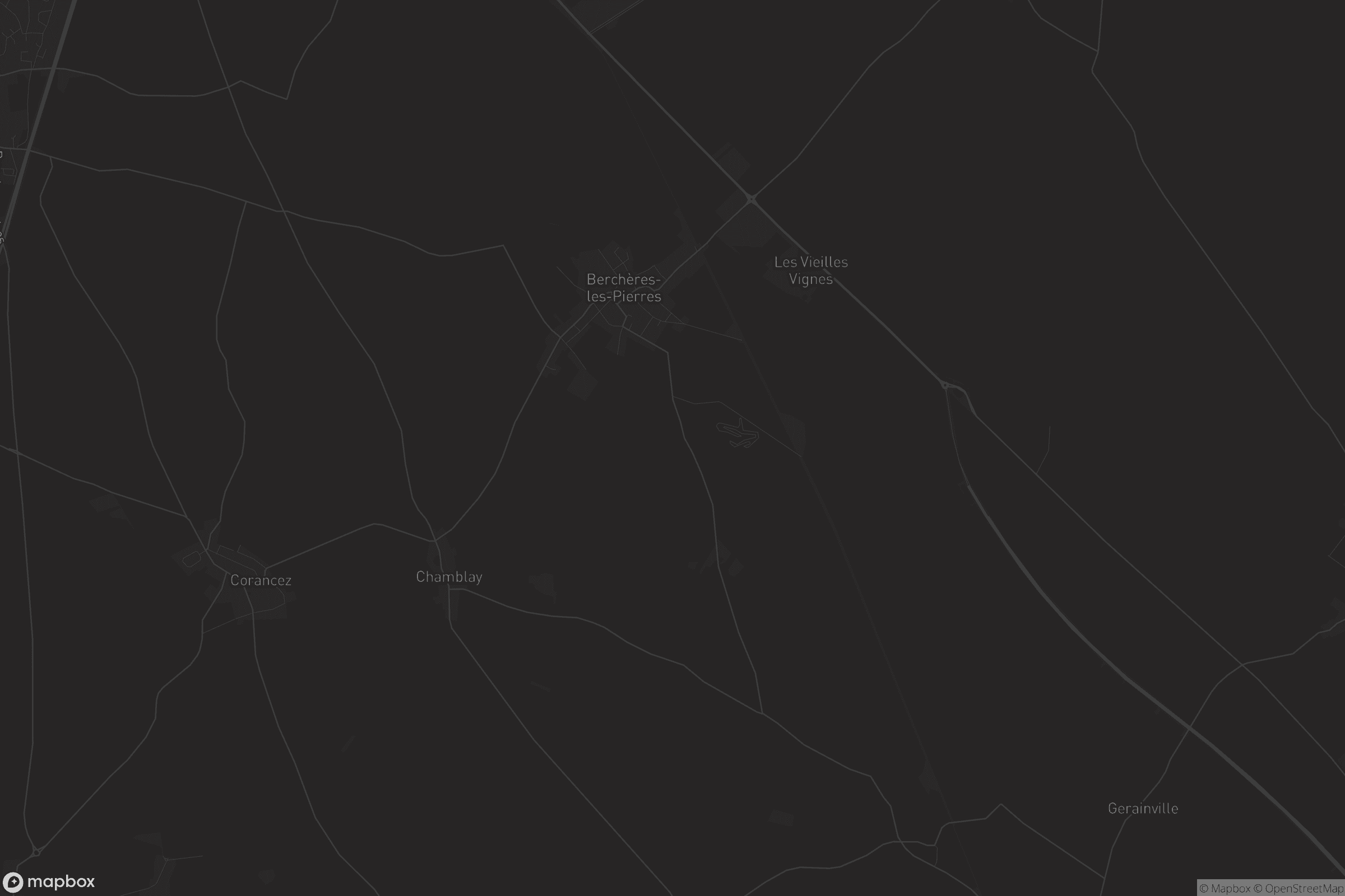 Carte de Berchères-les-Pierres