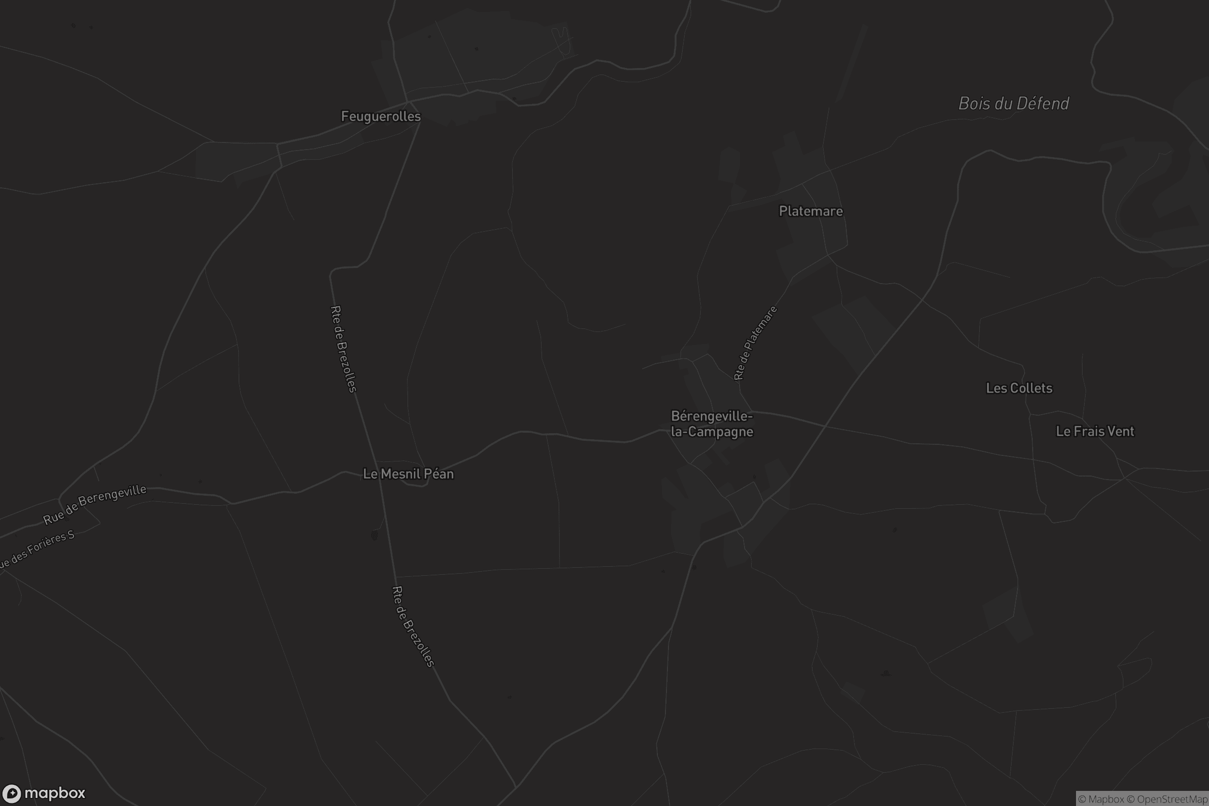 Carte de Bérengeville-la-Campagne