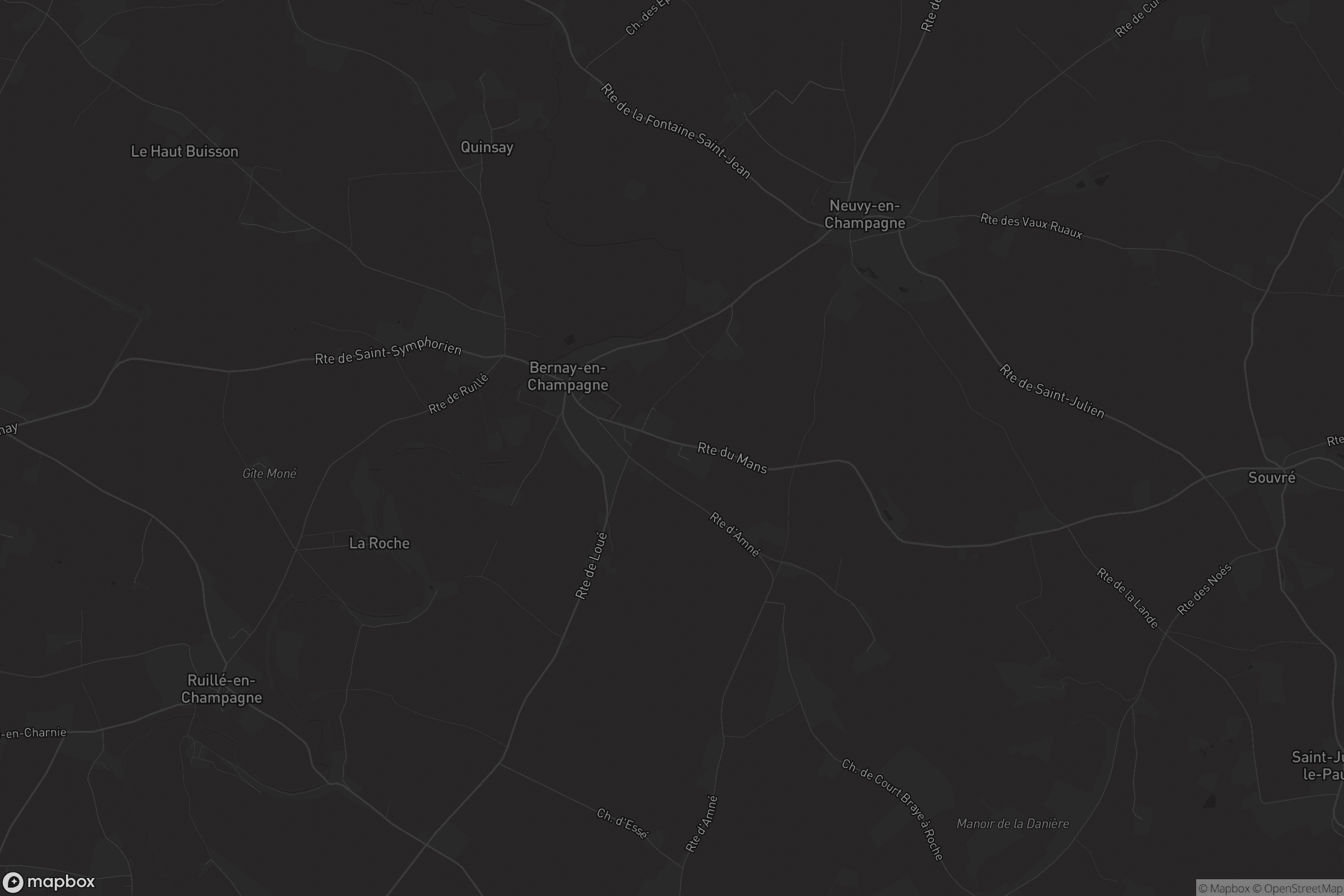 Carte de Bernay-en-Champagne