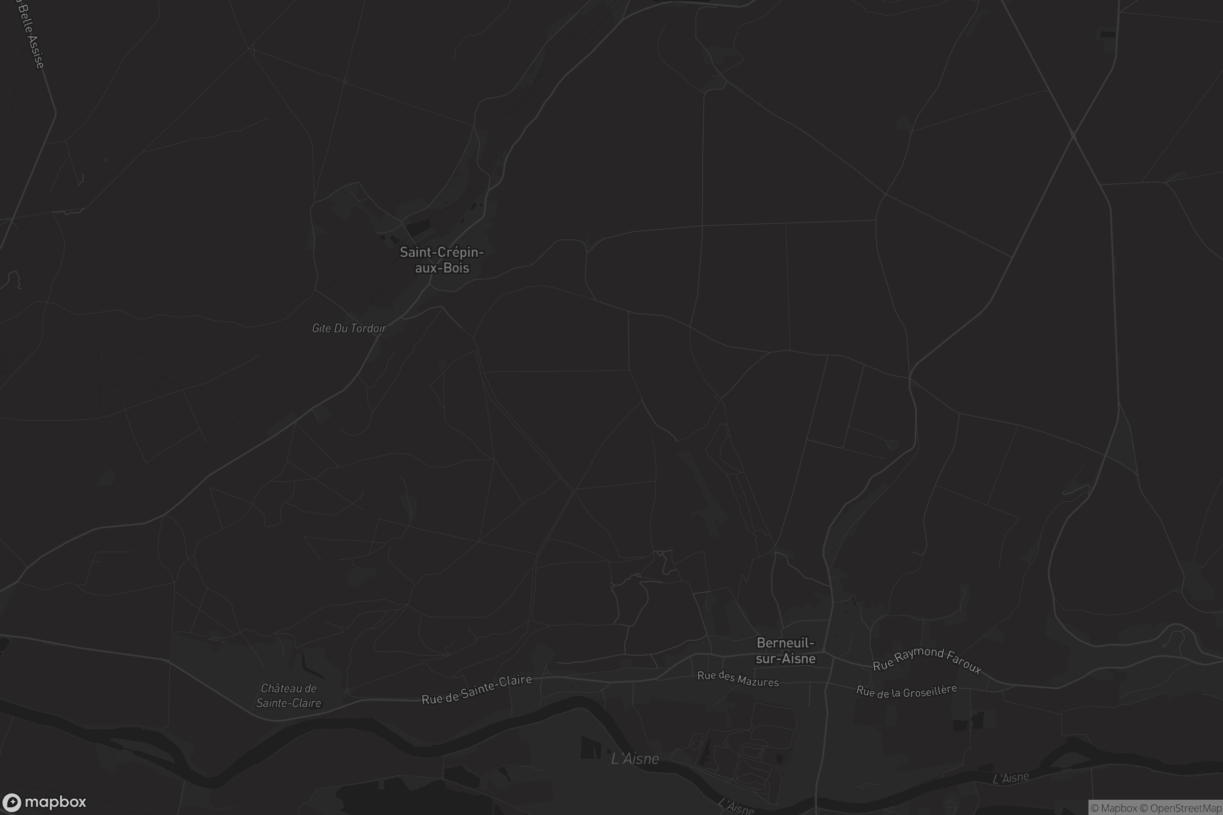 Carte de Berneuil-sur-Aisne