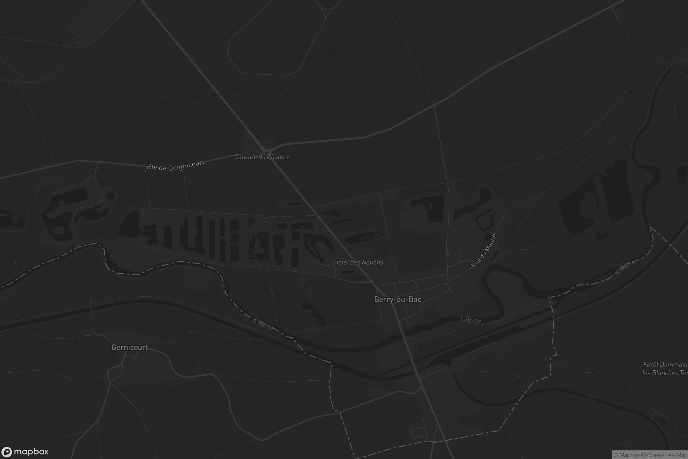 Carte de Berry-au-Bac