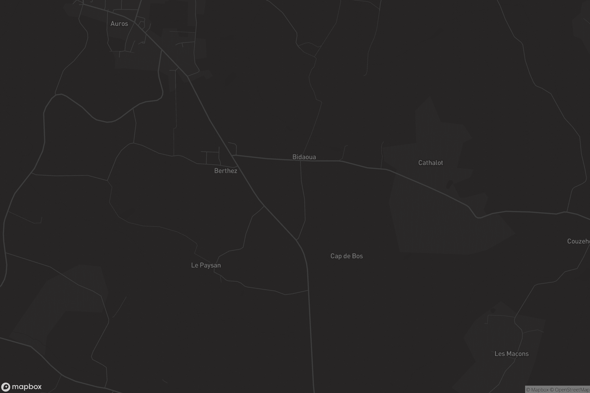 Carte de Berthez