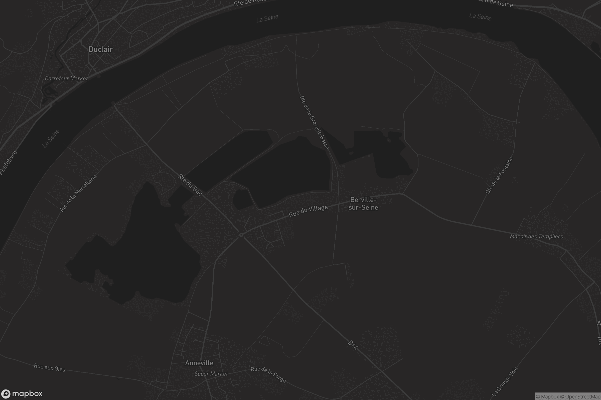 Carte de Berville-sur-Seine