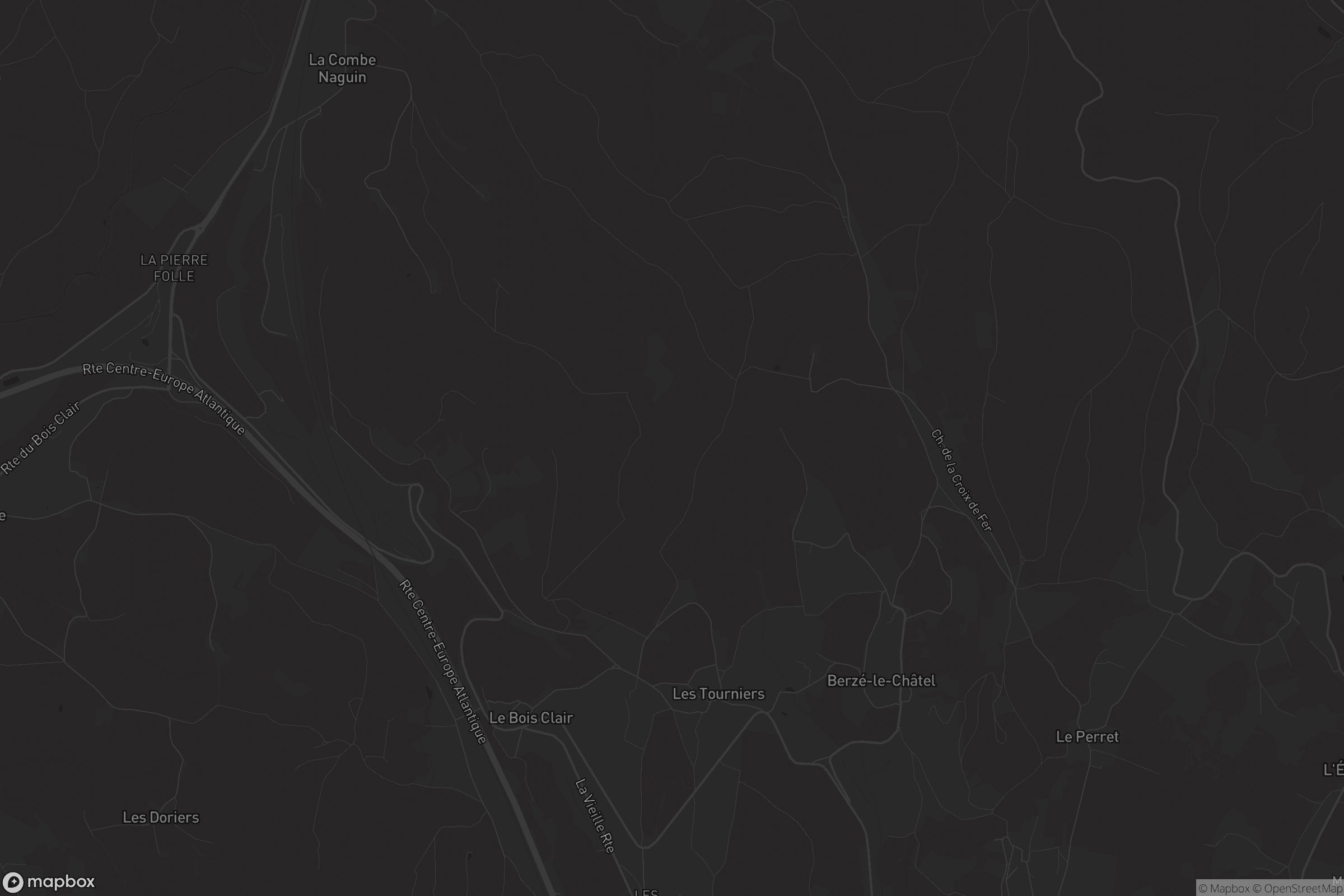 Carte de Berzé-le-Châtel