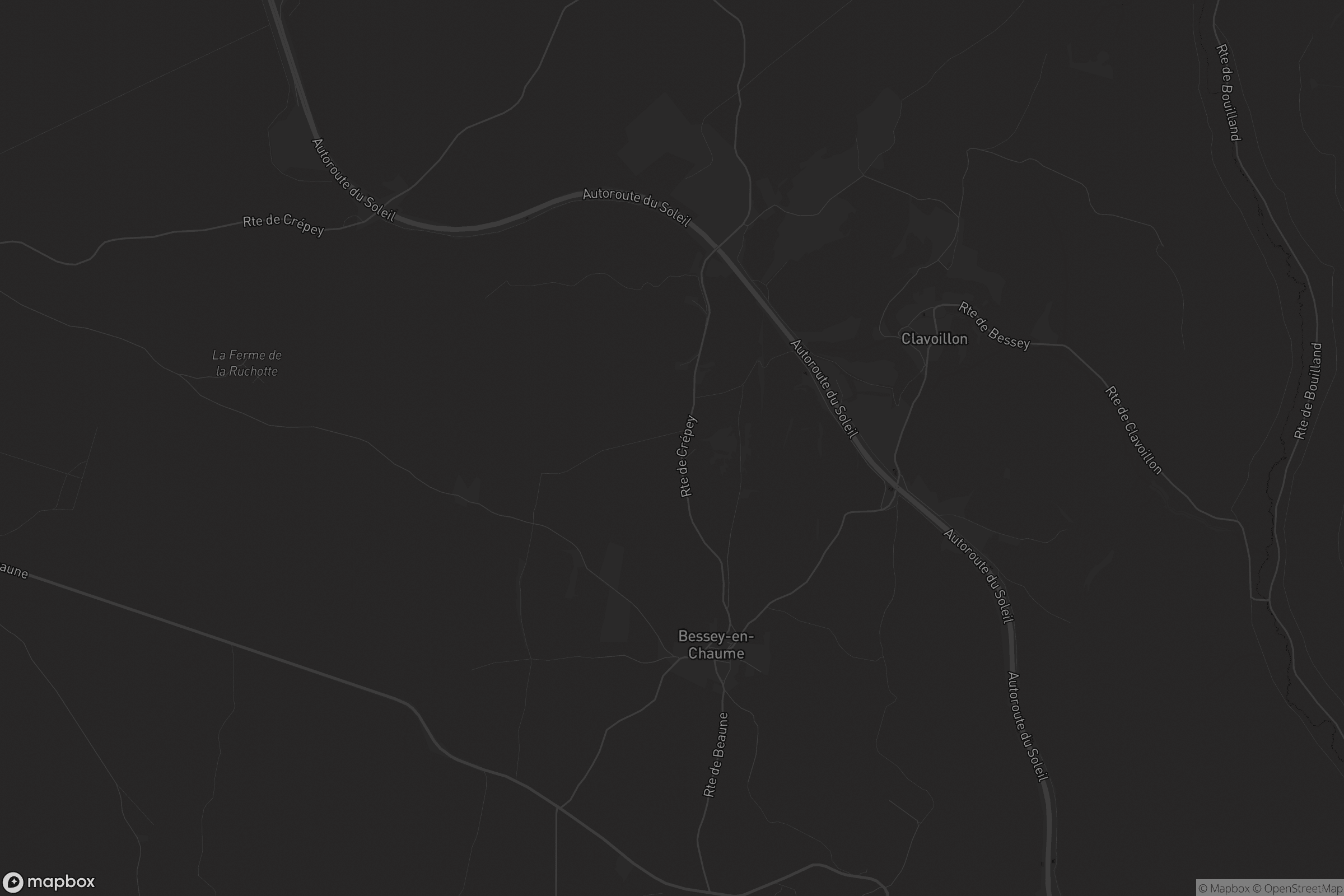 Carte de Bessey-en-Chaume