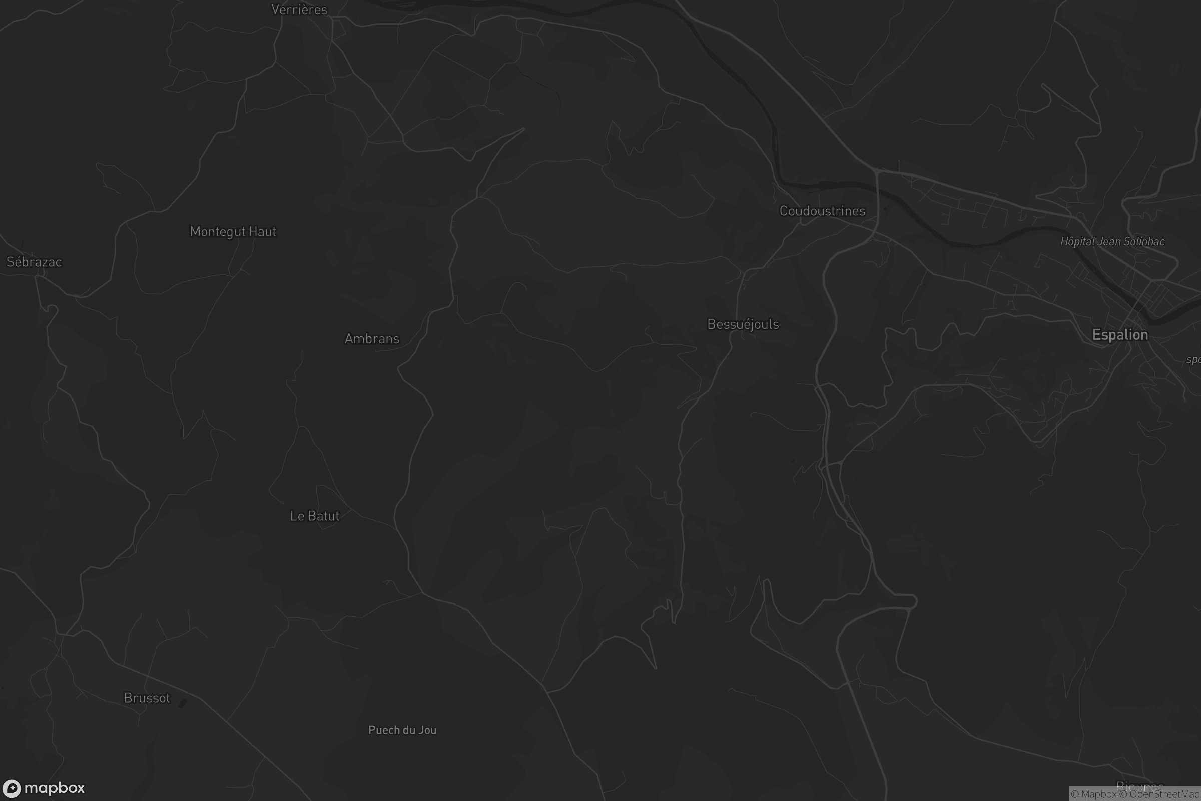 Carte de Bessuéjouls