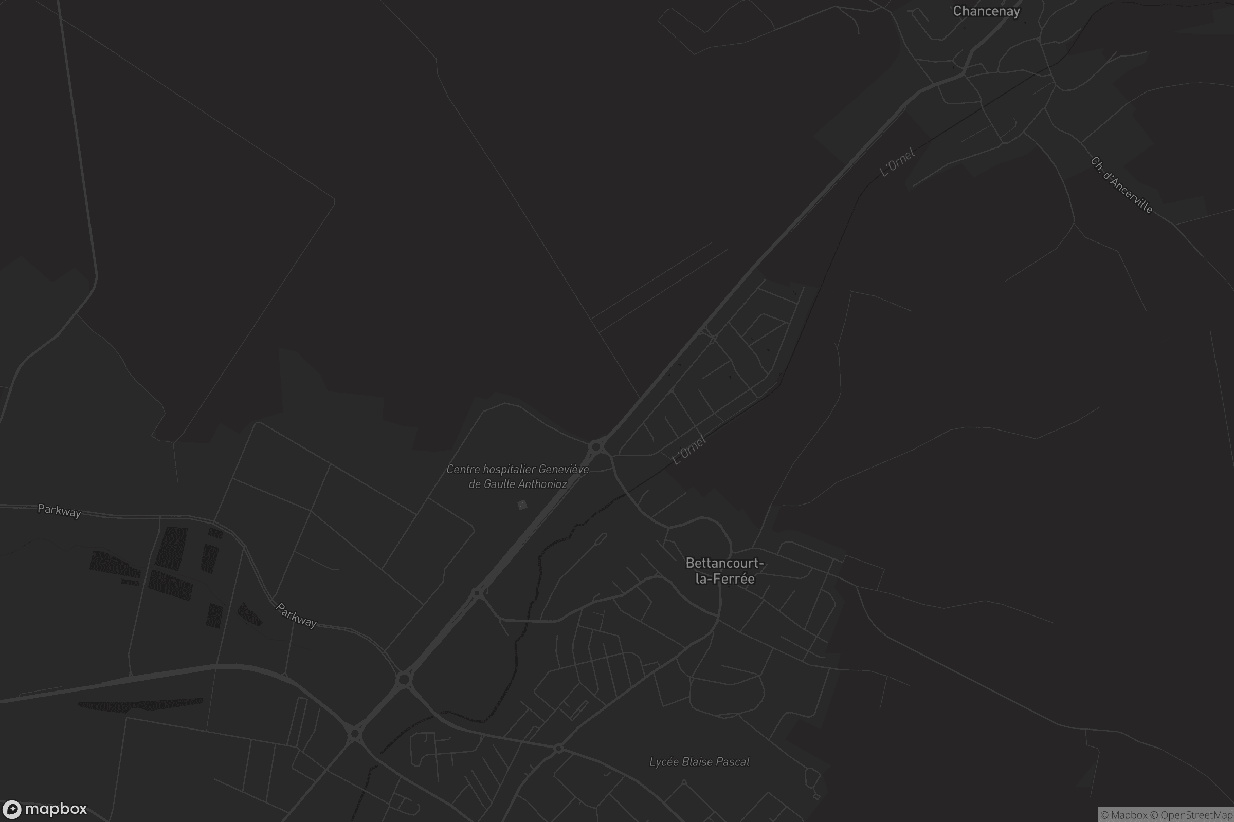 Carte de Bettancourt-la-Ferrée