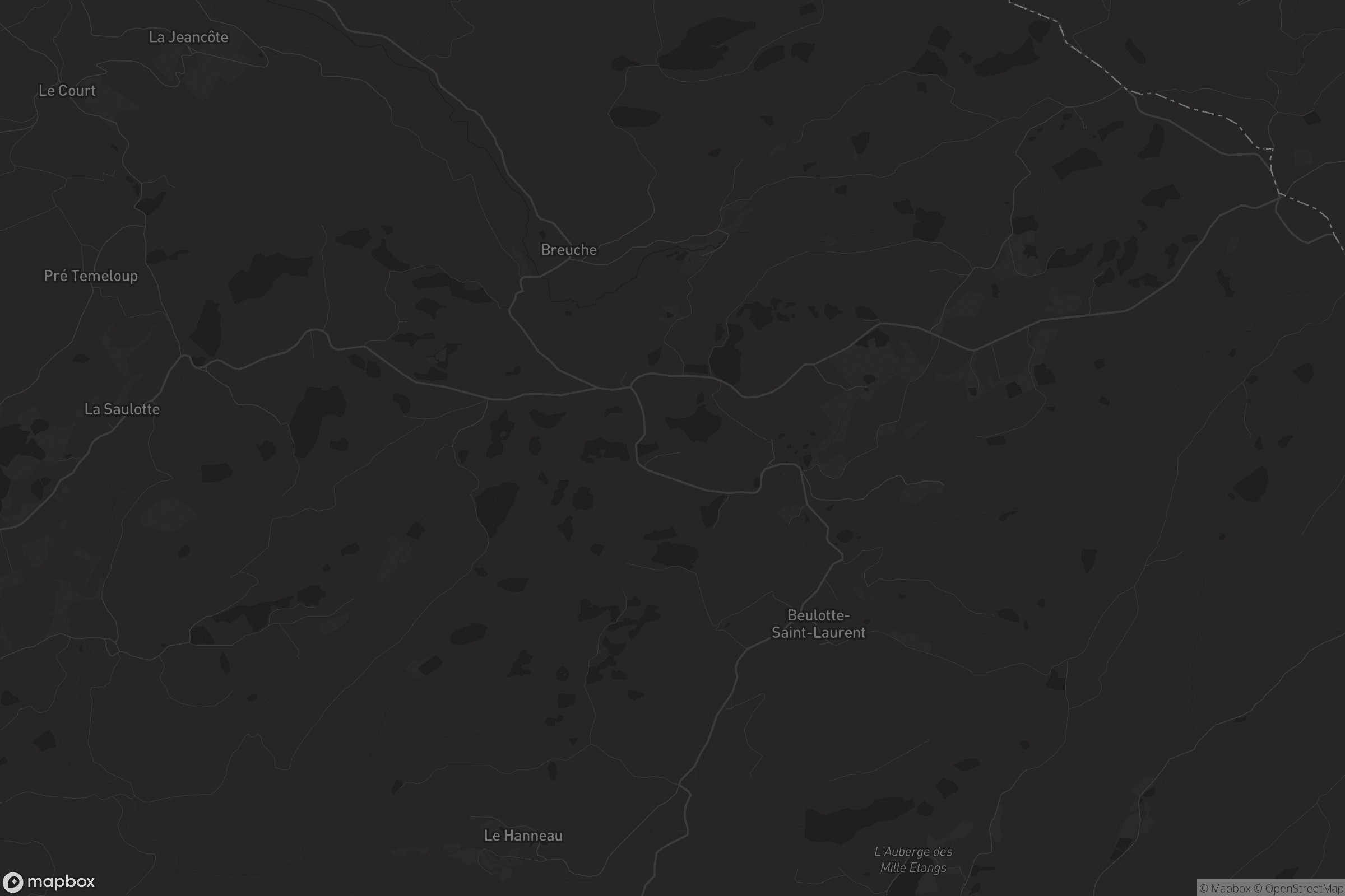 Carte de Beulotte-Saint-Laurent