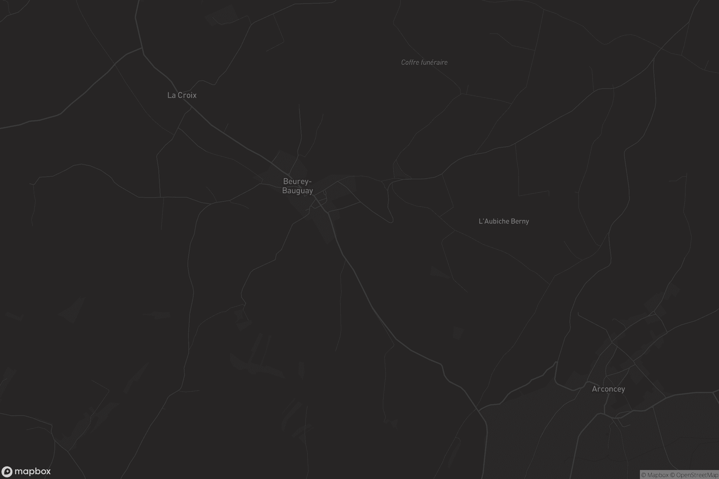 Carte de Beurey-Bauguay