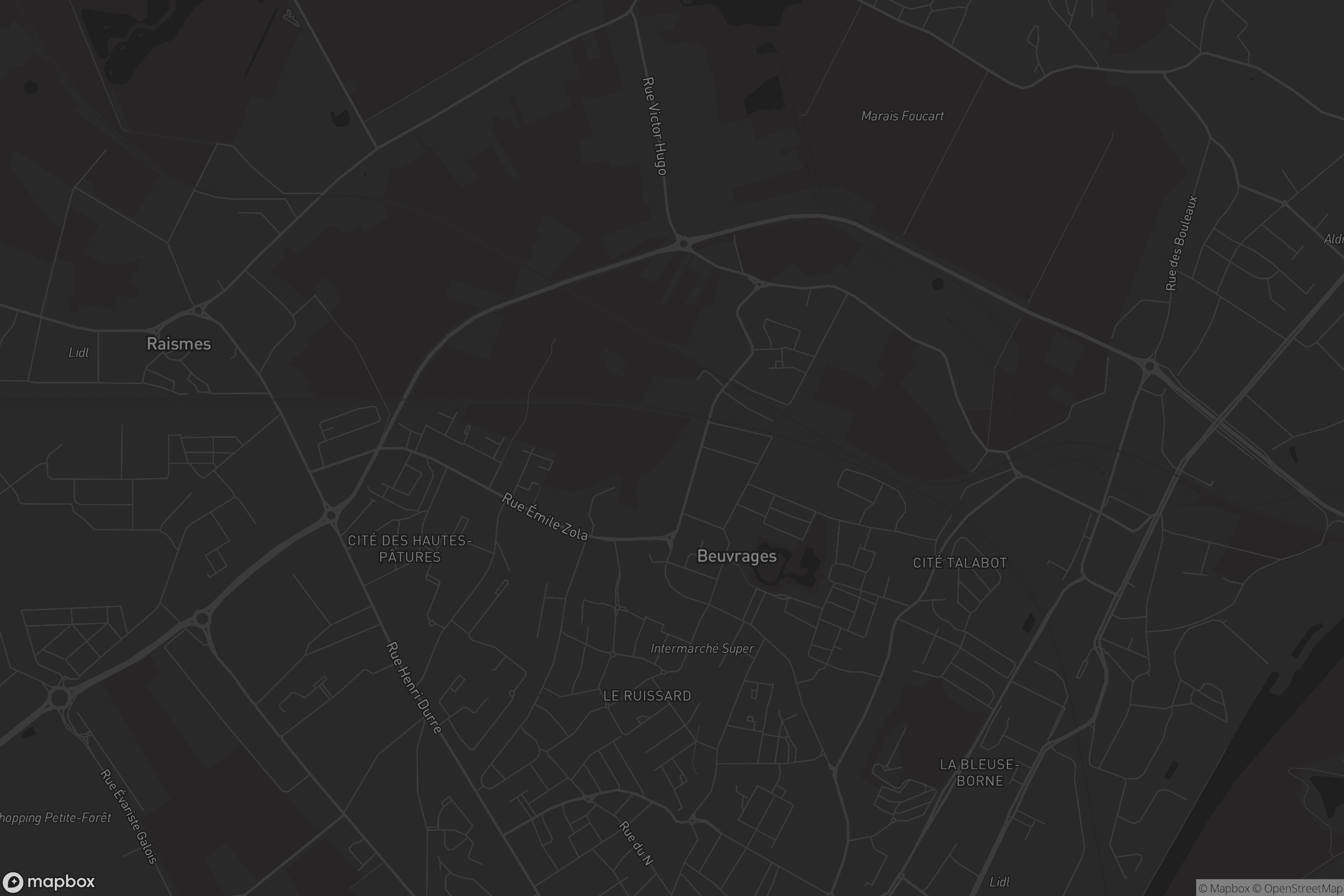 Carte de Beuvrages