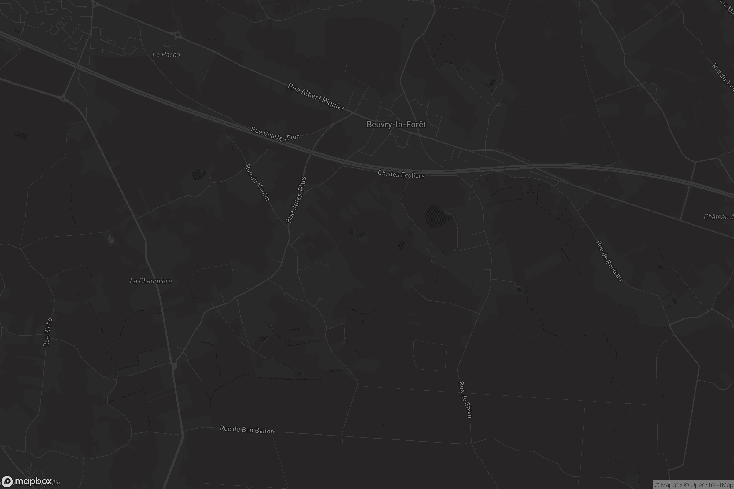 Carte de Beuvry-la-Forêt