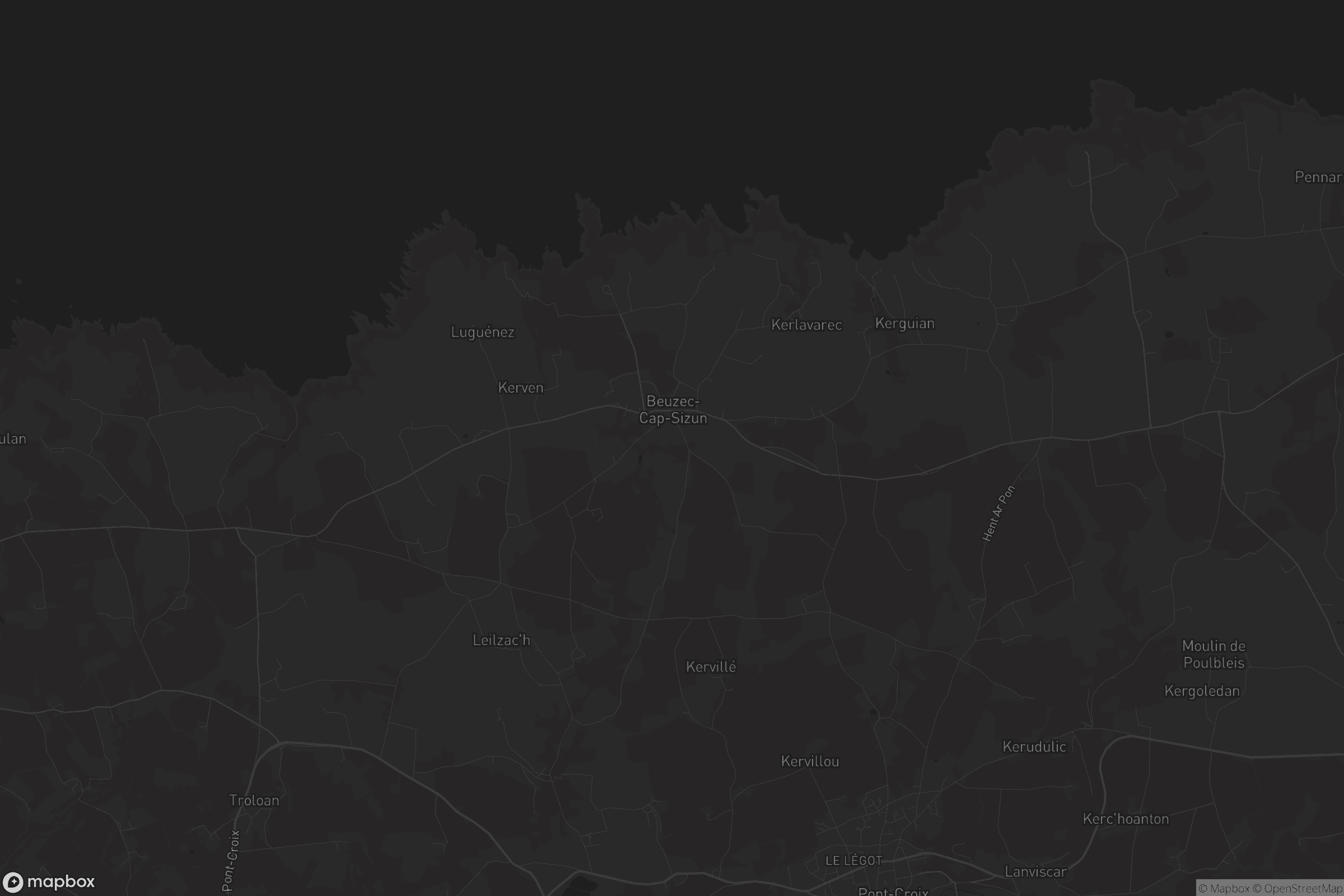 Carte de Beuzec-Cap-Sizun