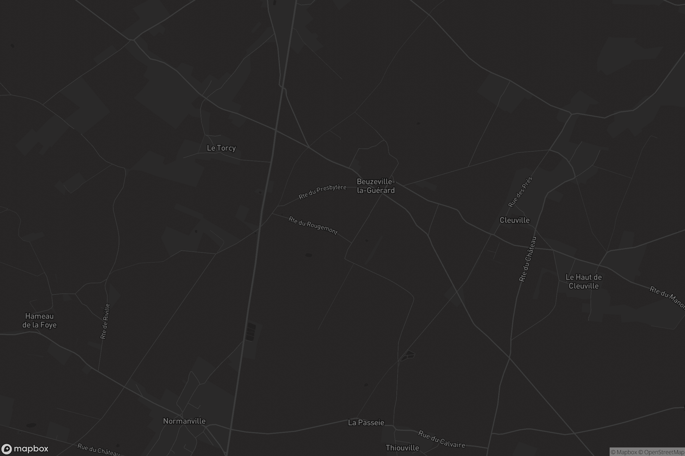 Carte de Beuzeville-la-Guérard