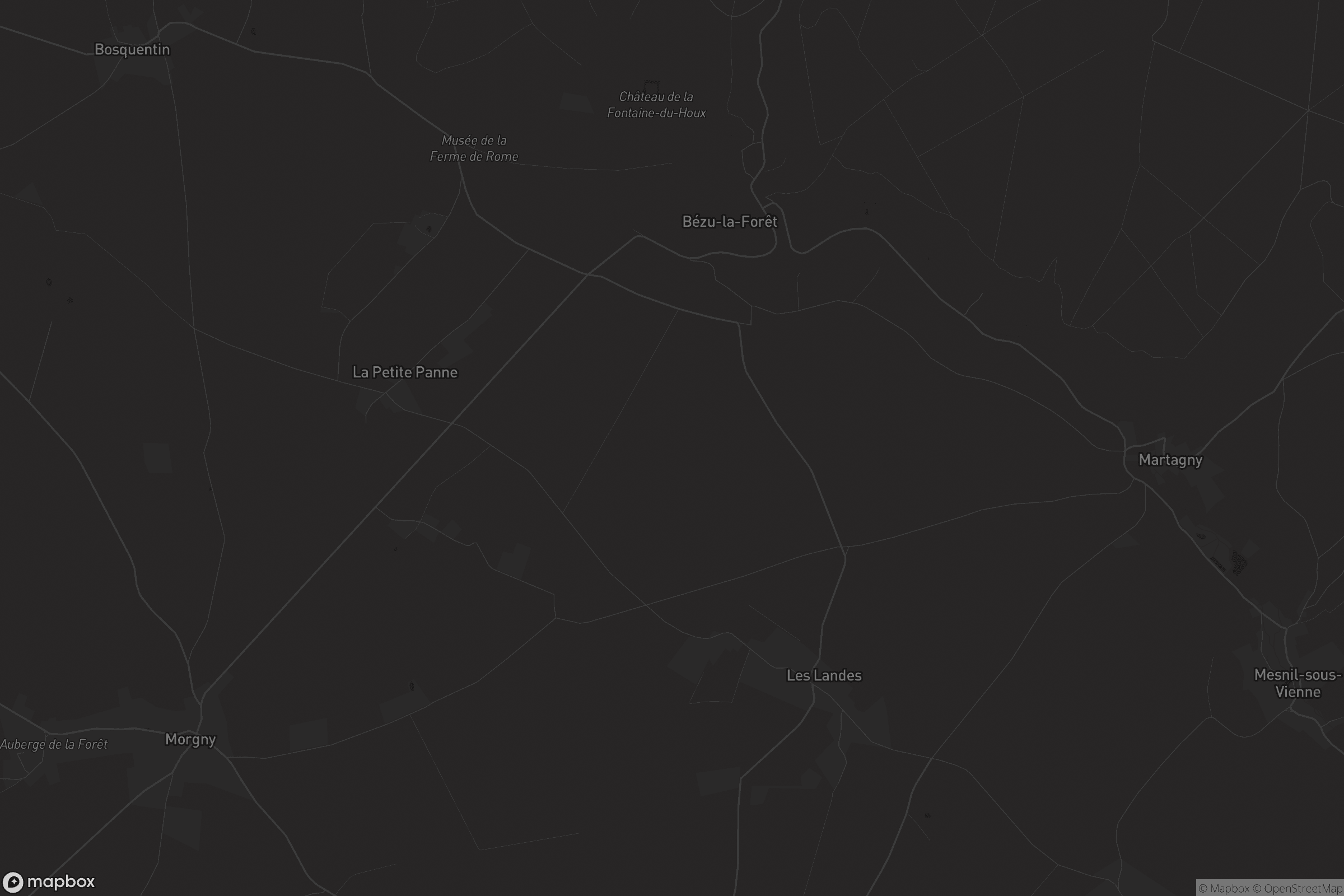 Carte de Bézu-la-Forêt