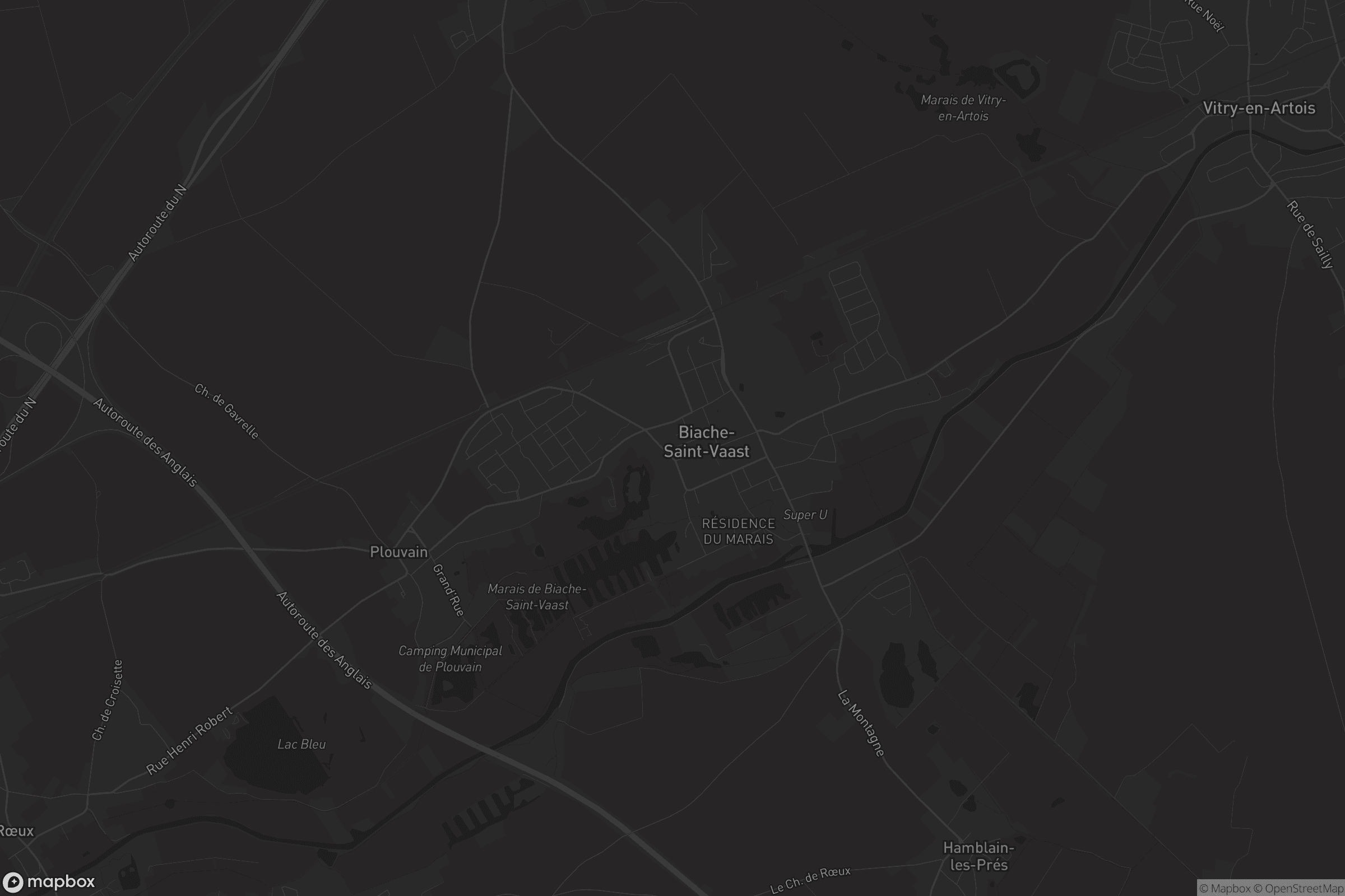 Carte de Biache-Saint-Vaast