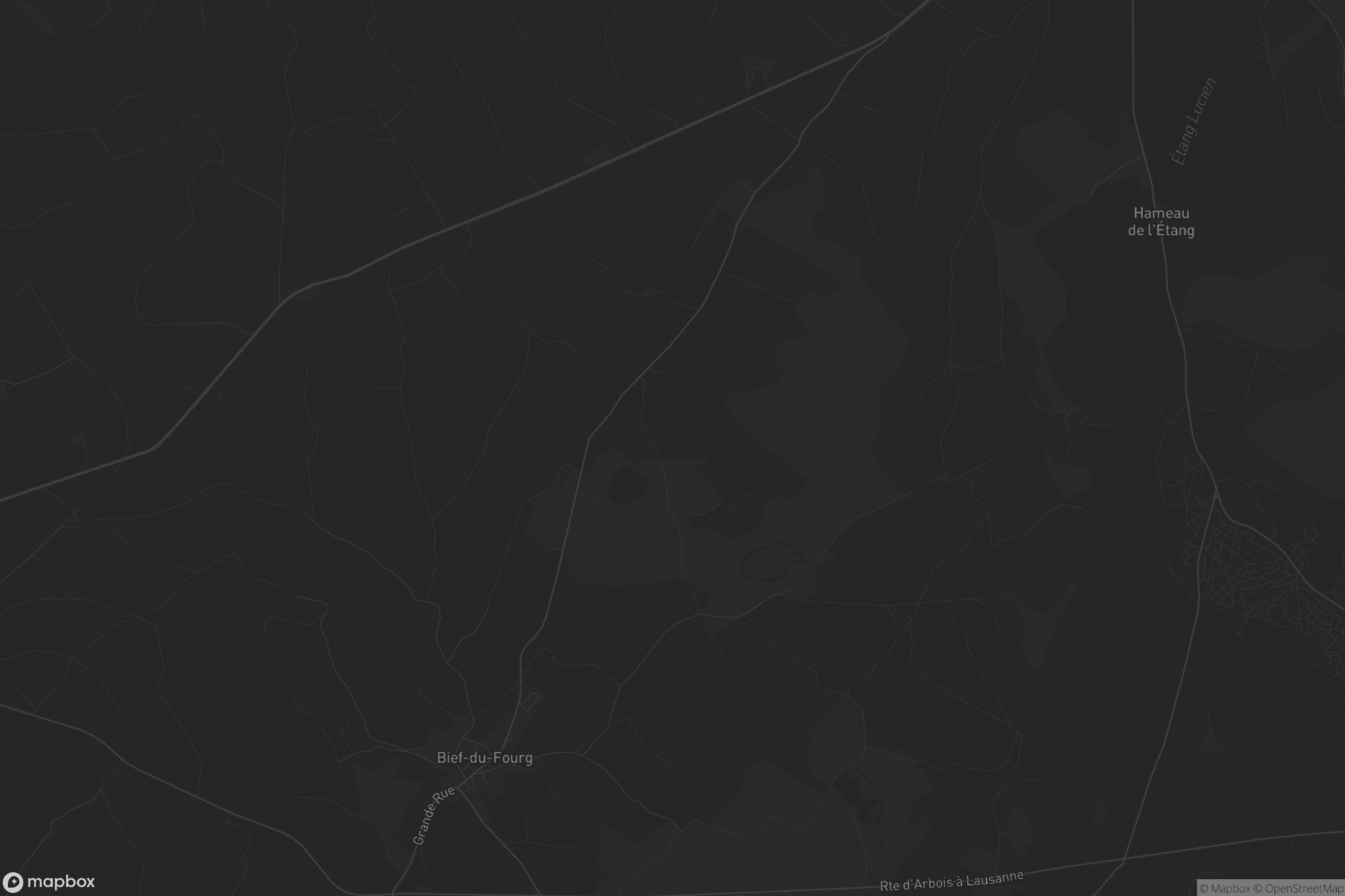 Carte de Bief-du-Fourg