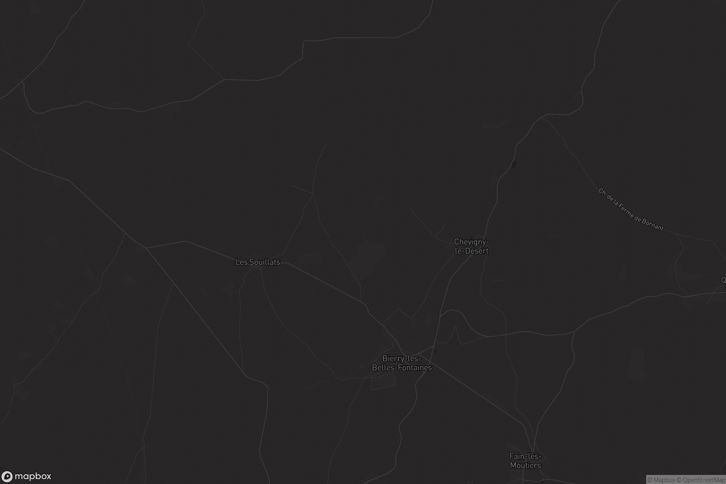 Carte de Bierry-les-Belles-Fontaines