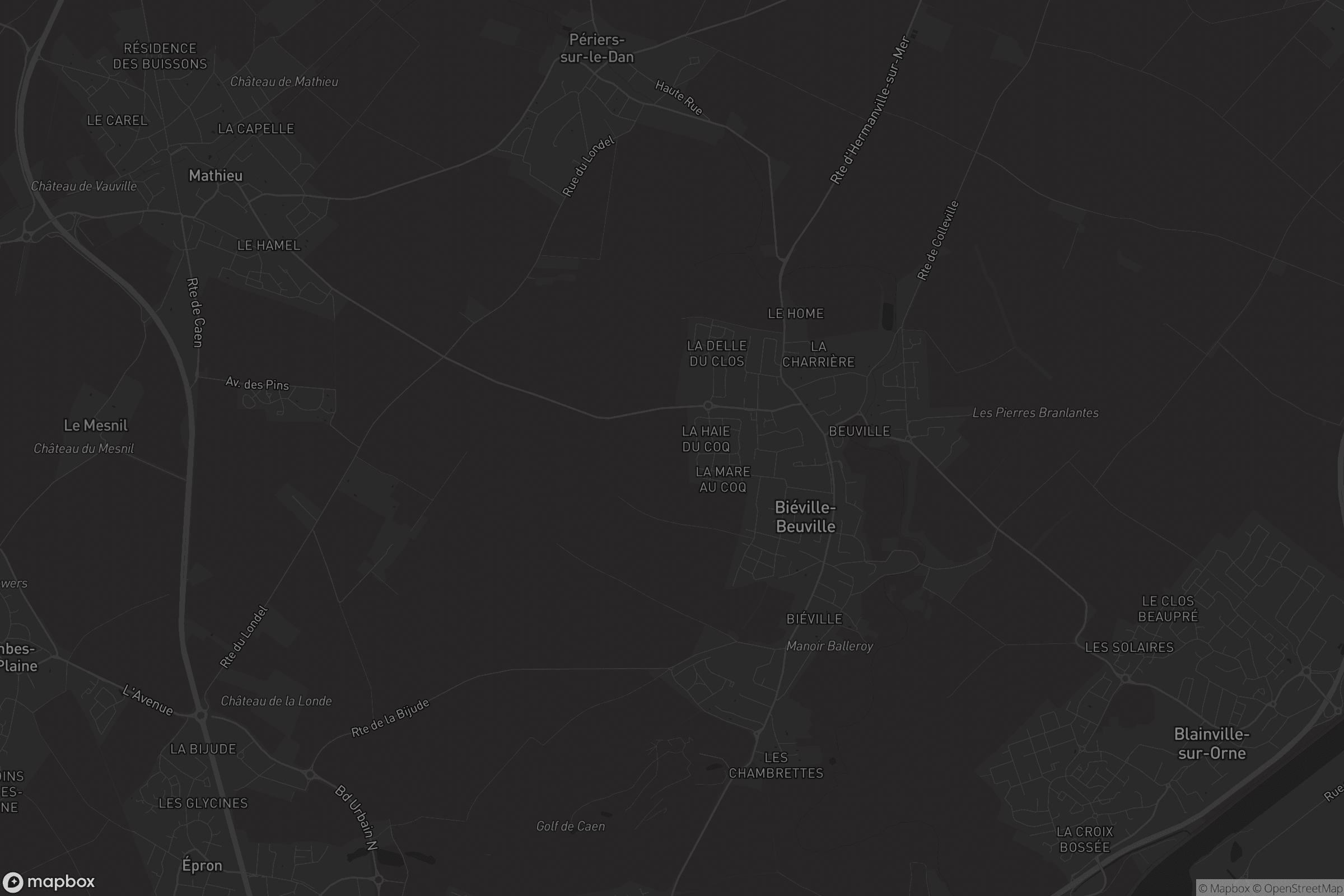 Carte de Biéville-Beuville