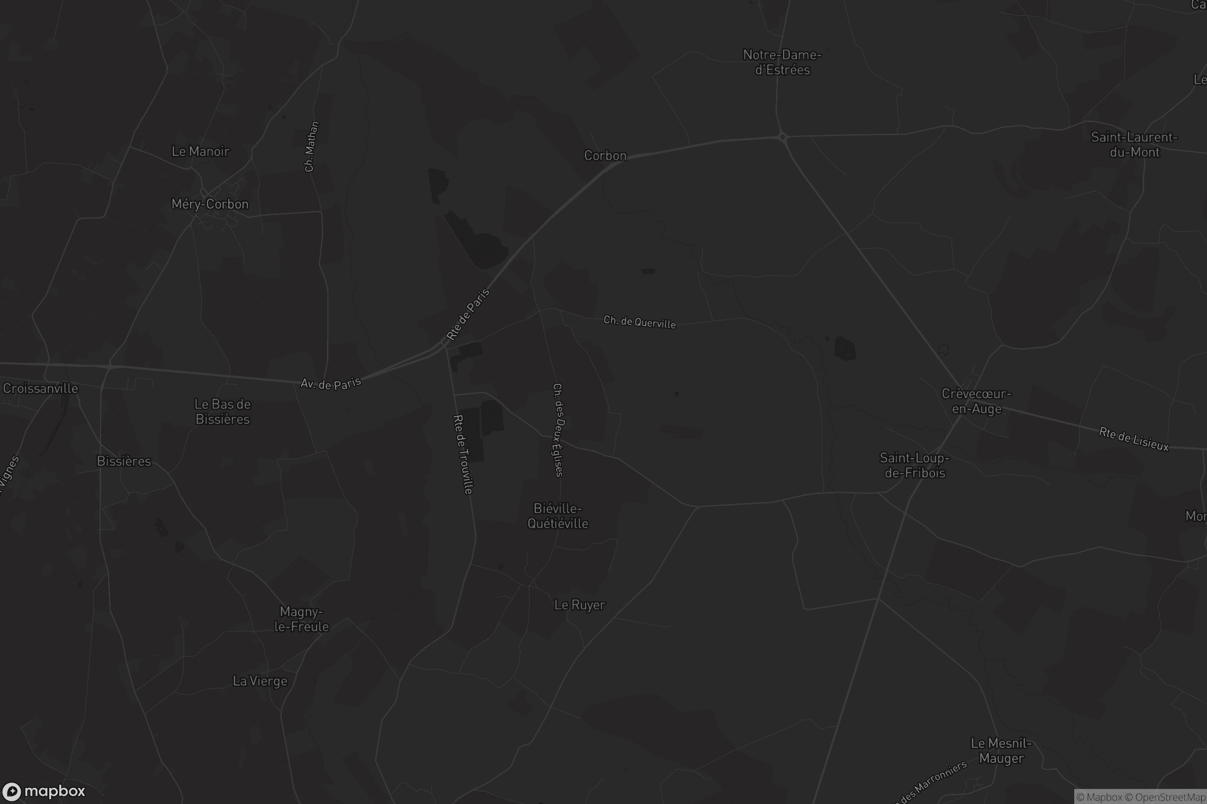 Carte de Biéville-Quétiéville