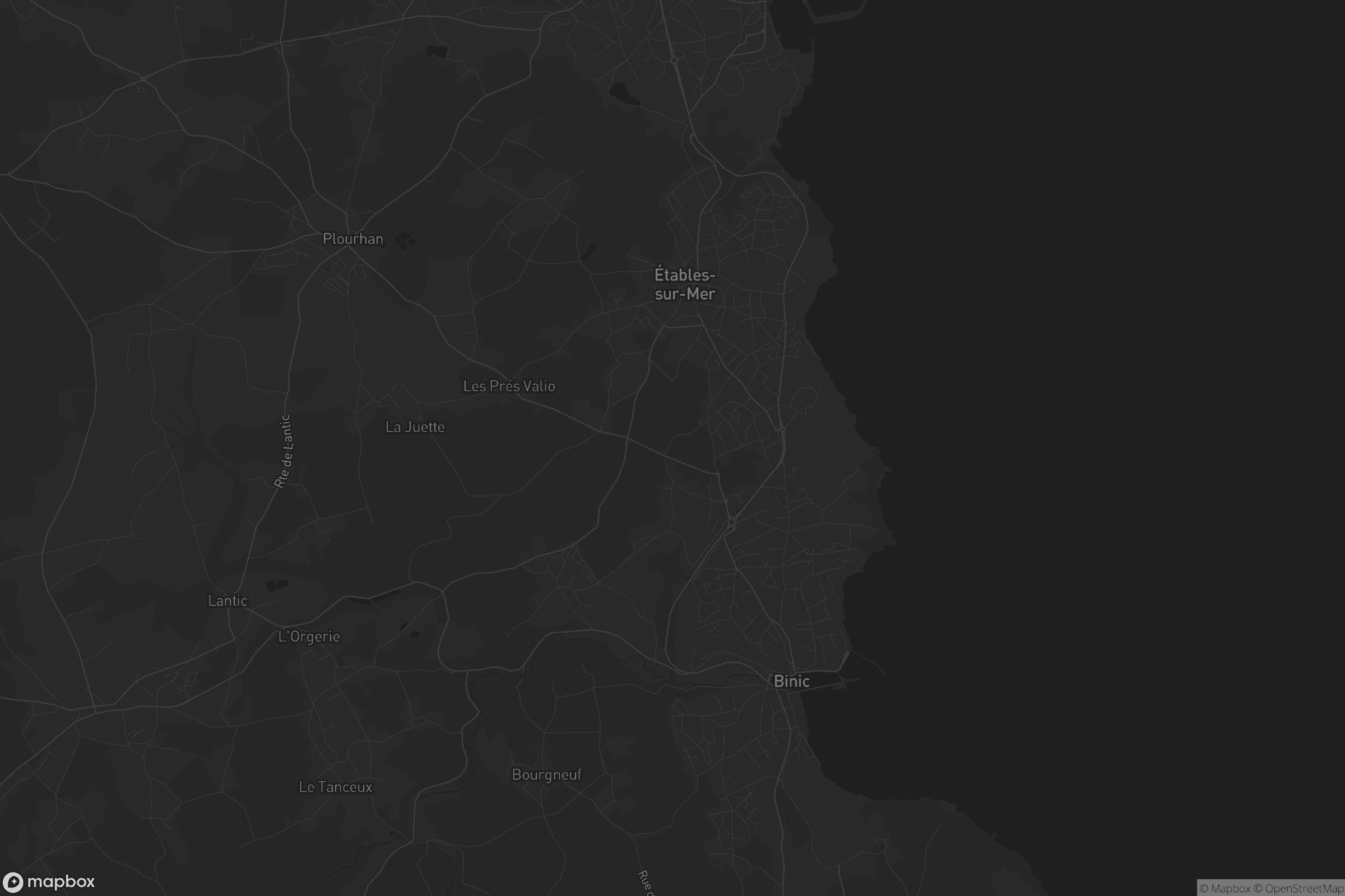 Carte de Binic-Étables-sur-Mer